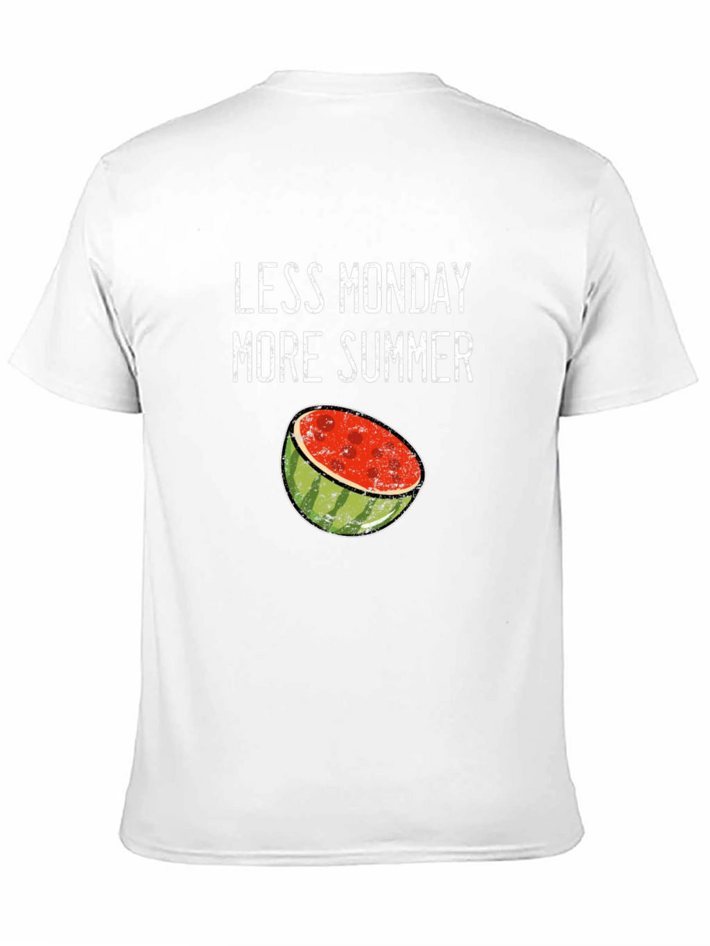 Less Monday More Summer Watermelon Graphic T-Shirt