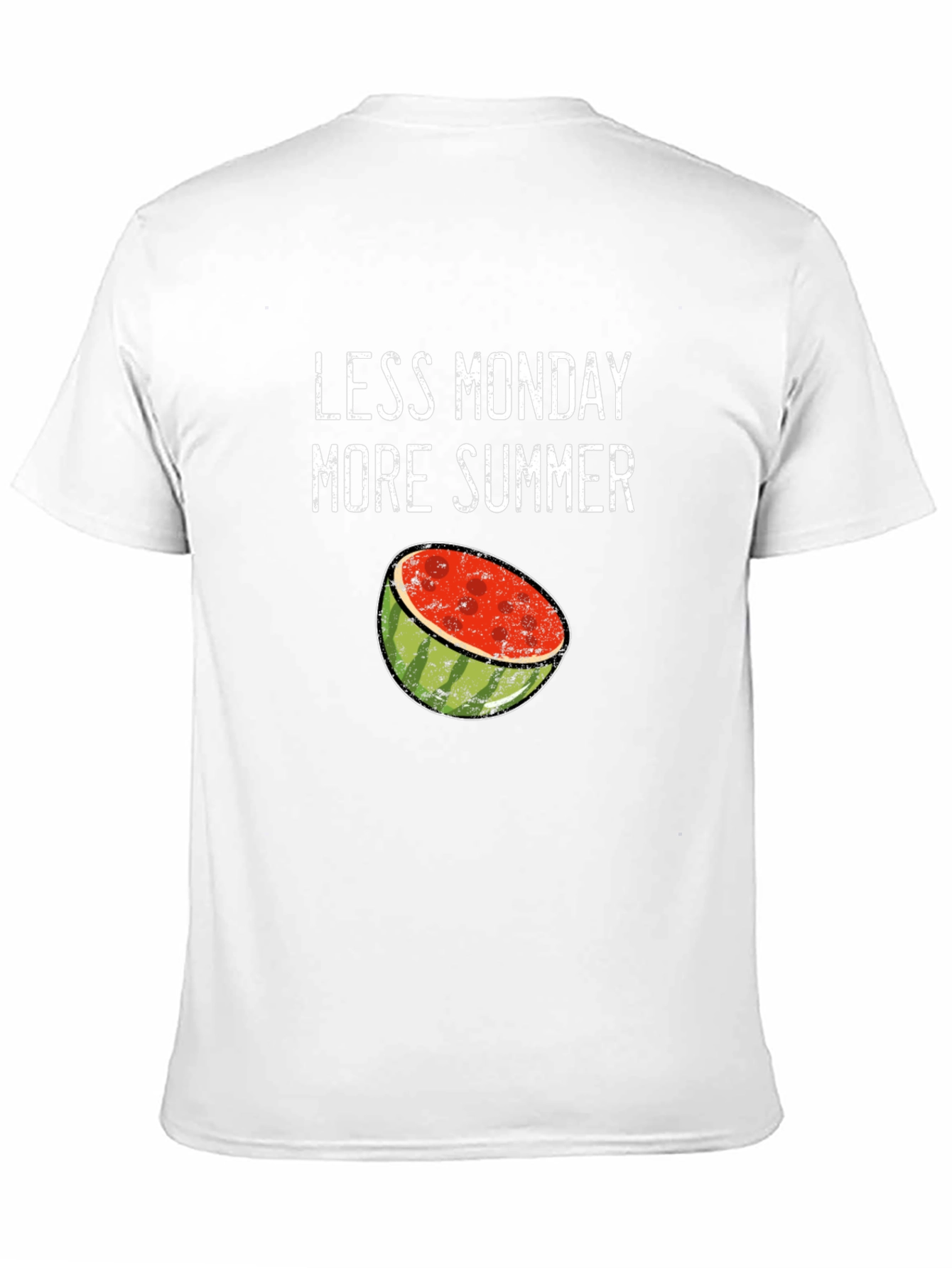 Less Monday More Summer Watermelon Graphic T-Shirt