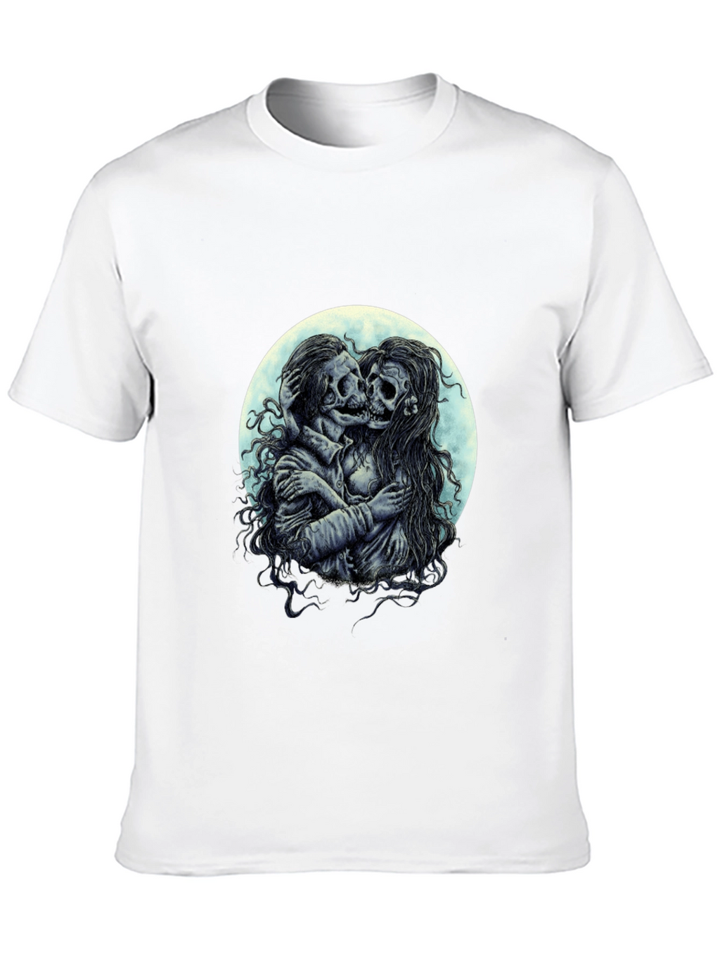 Skeleton Lovers T-Shirt - Gothic Romance Tee