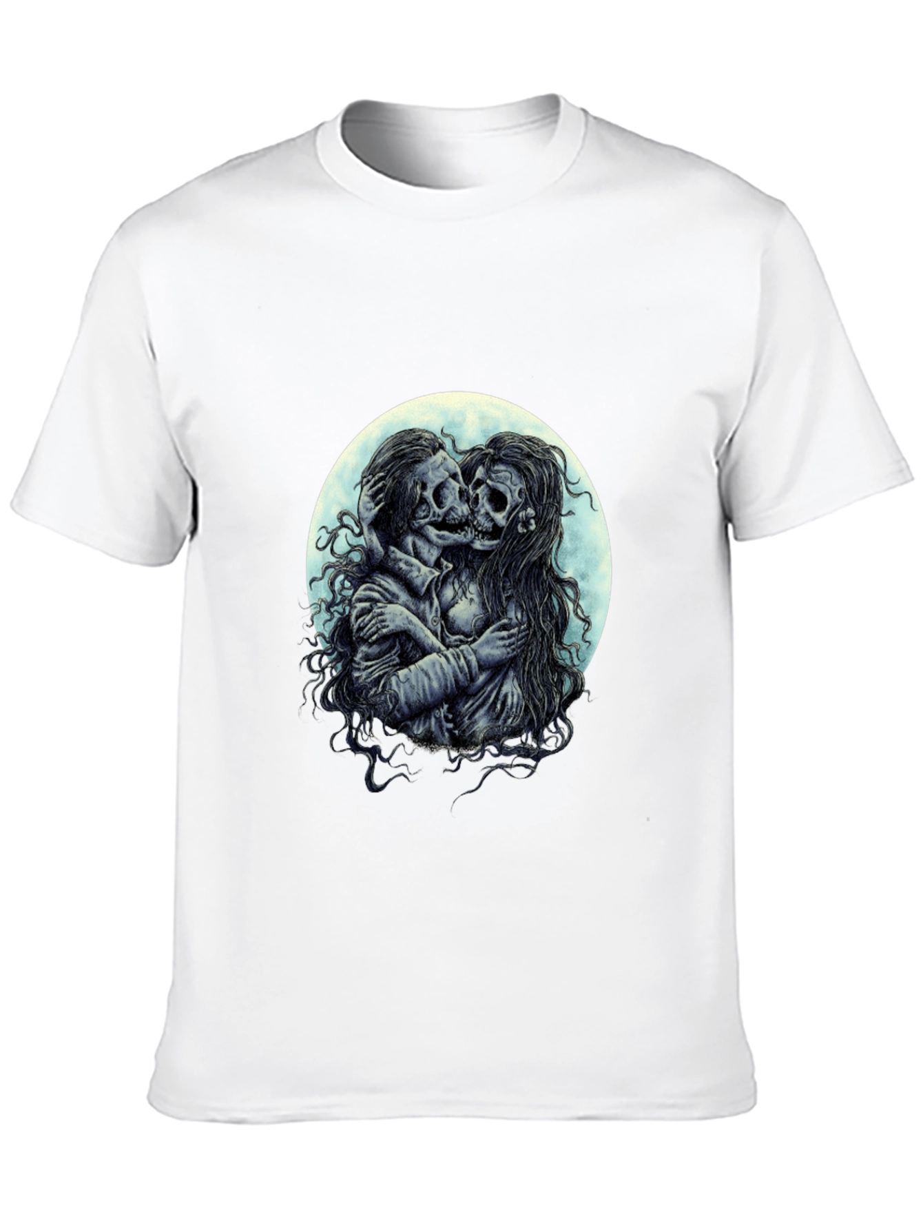 Skeleton Lovers T-Shirt - Gothic Romance Tee