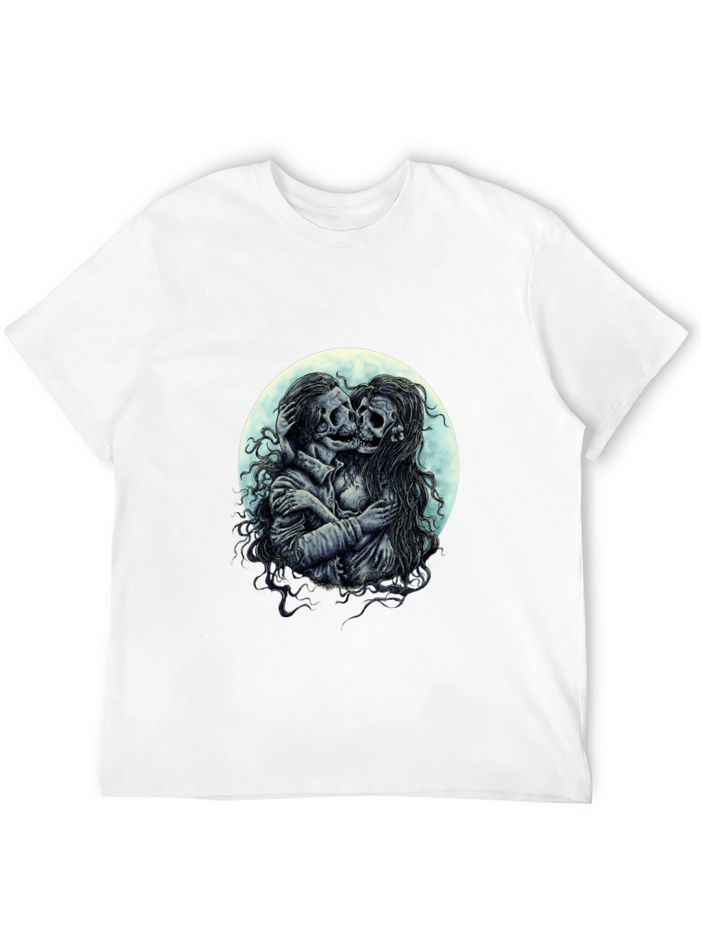 Skeleton Lovers T-Shirt - Gothic Romance Tee