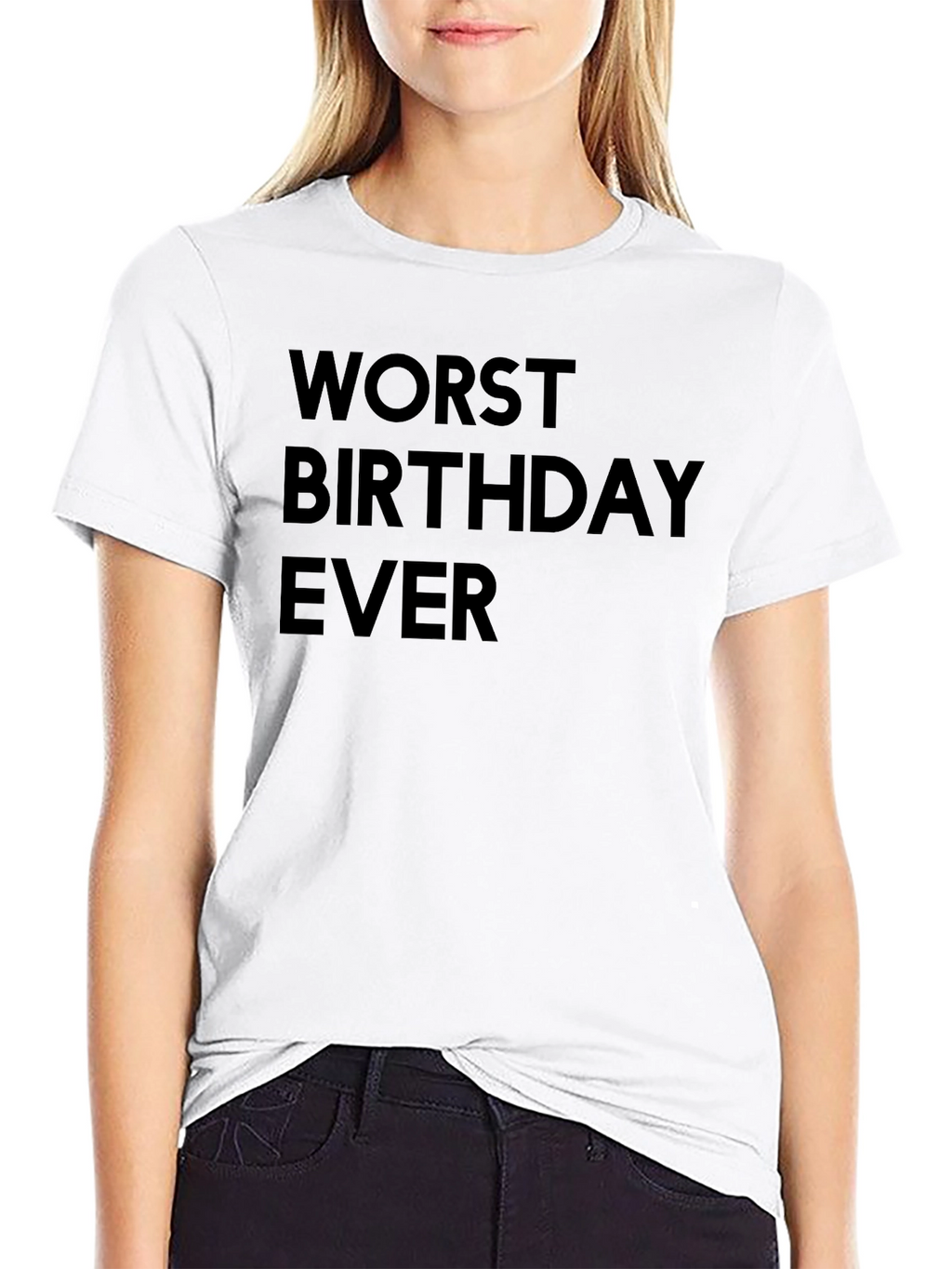 Worst Birthday Ever T-Shirt - Black Graphic Tee