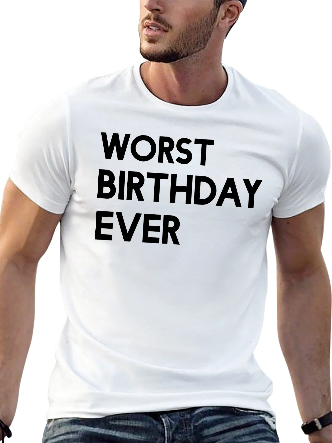 Worst Birthday Ever T-Shirt - Black Graphic Tee