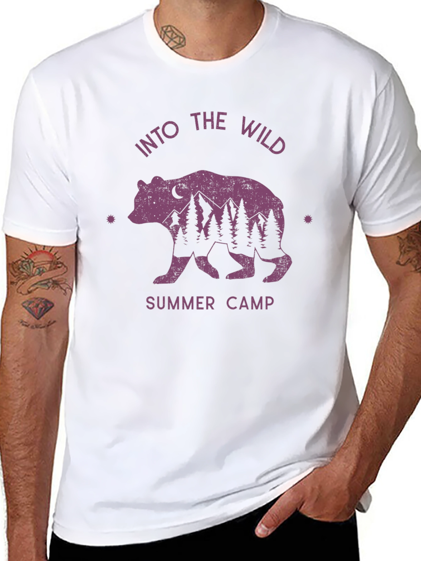 Into the Wild Bear Graphic Tee