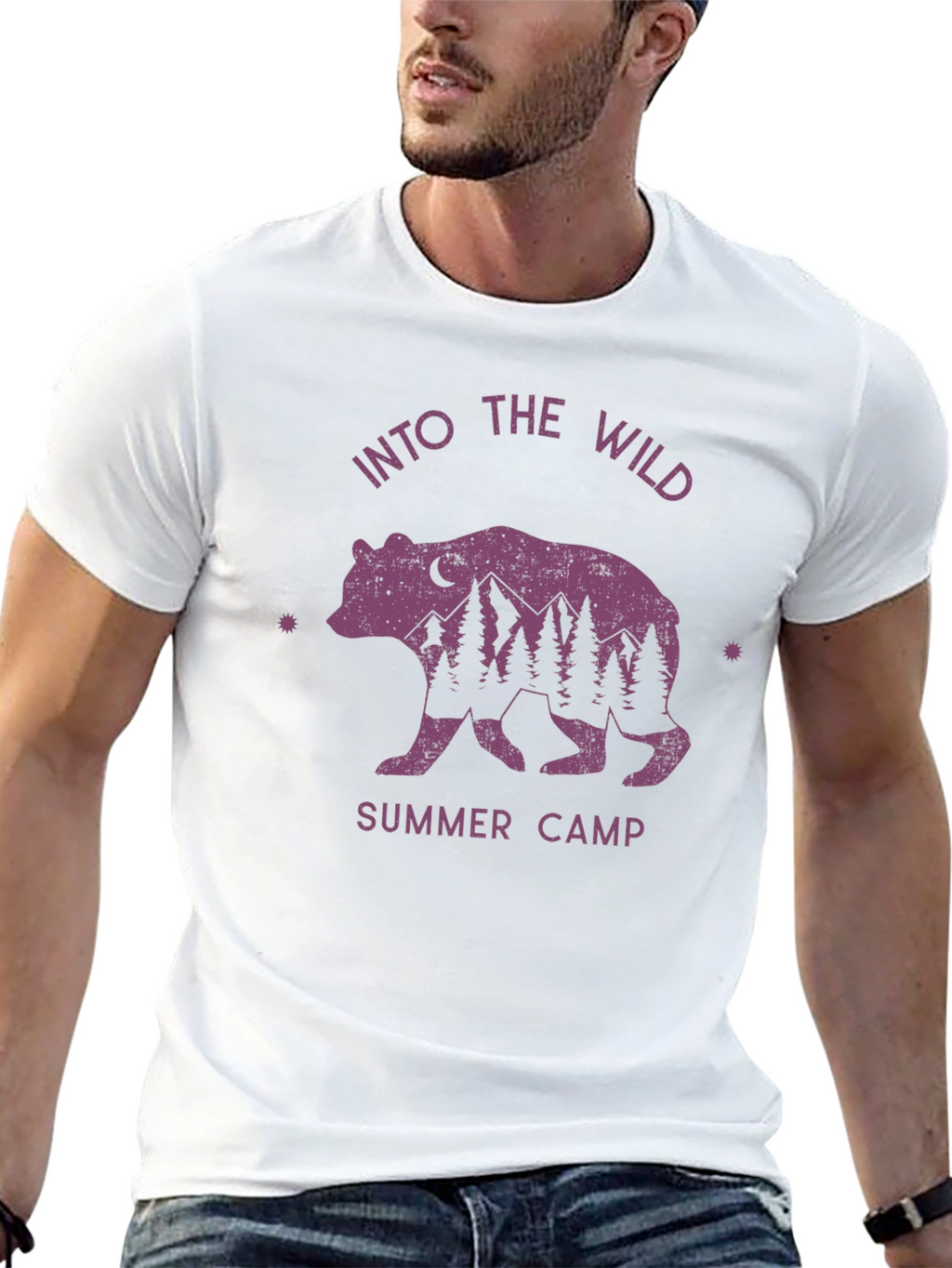 Into the Wild Bear Graphic Tee