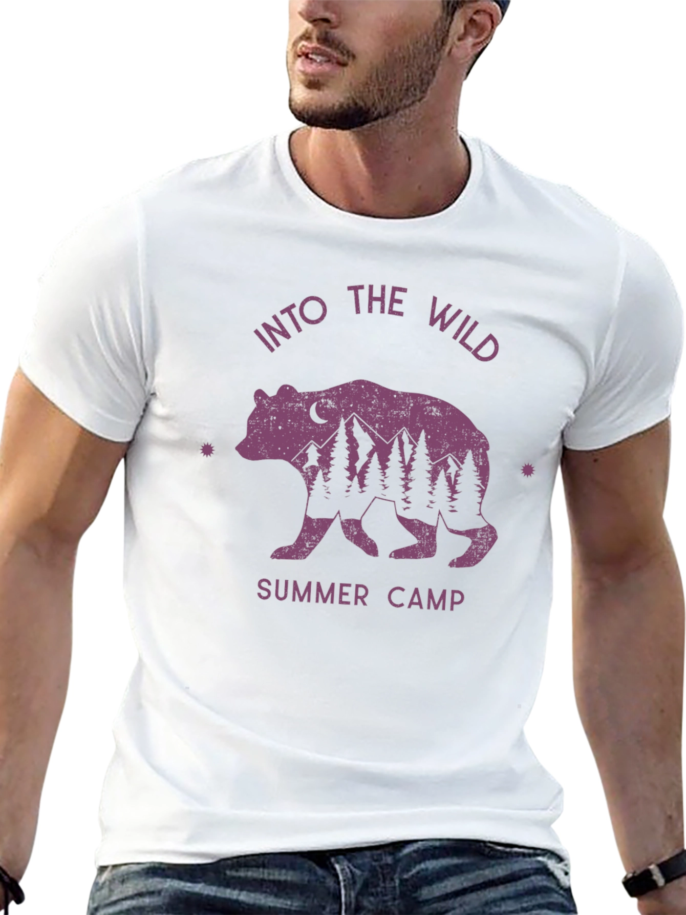 Into the Wild Bear Graphic Tee
