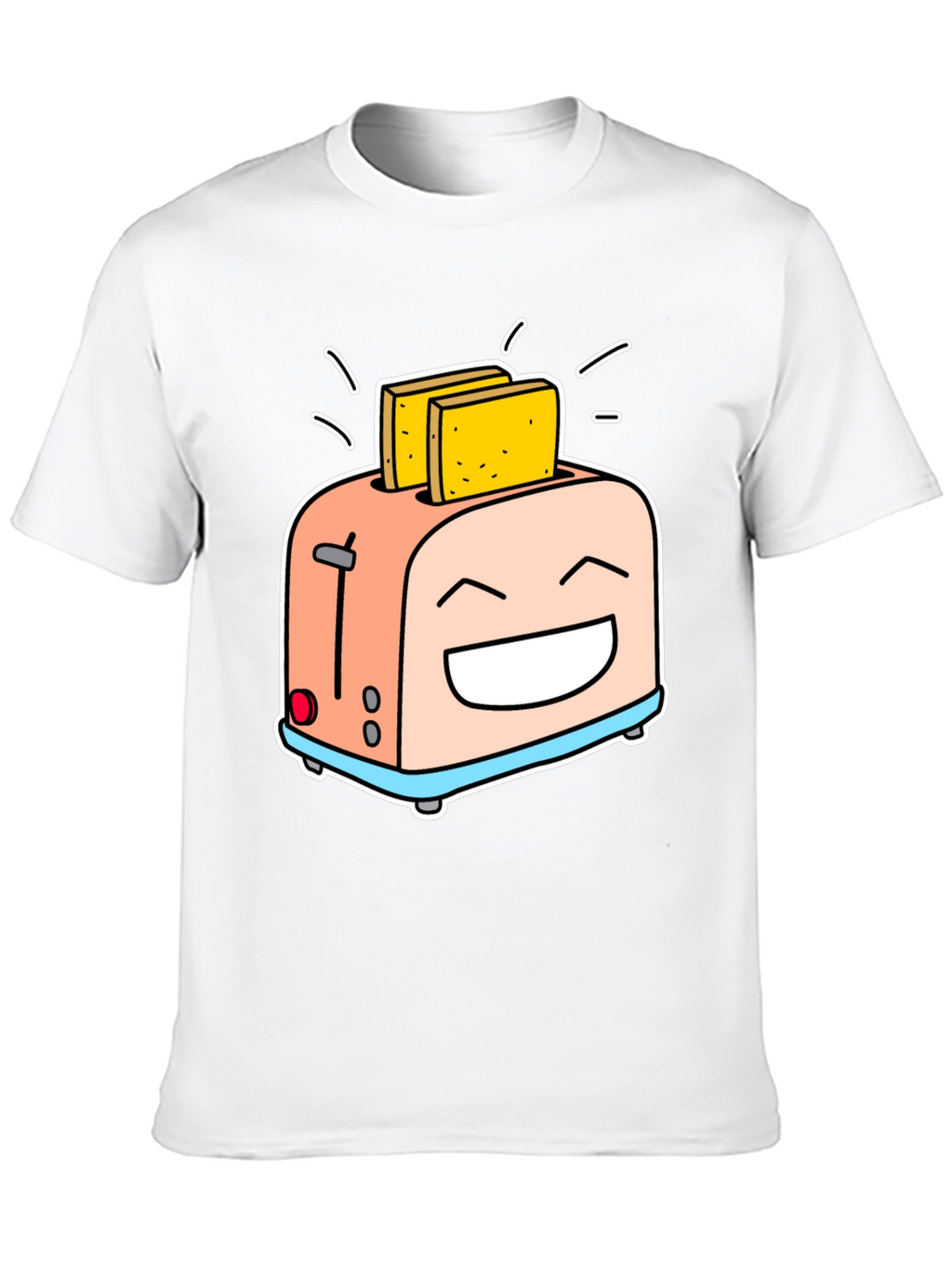 Smiling Toaster Graphic Tee - Black