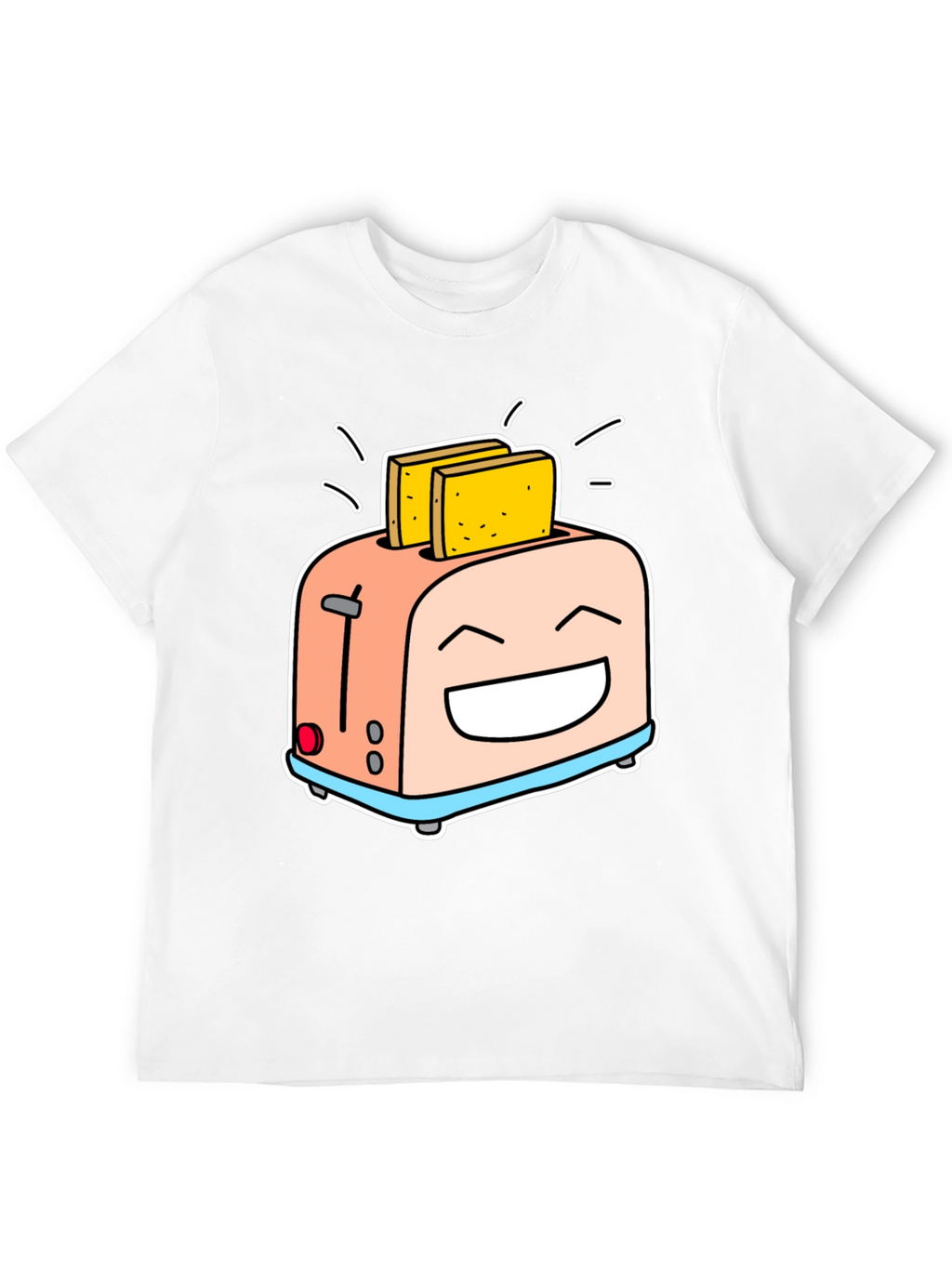 Smiling Toaster Graphic Tee - Black