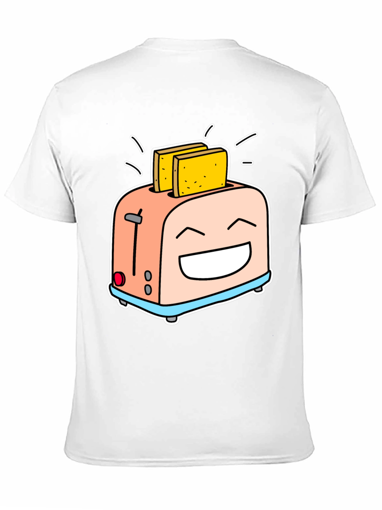 Smiling Toaster Graphic Tee - Black