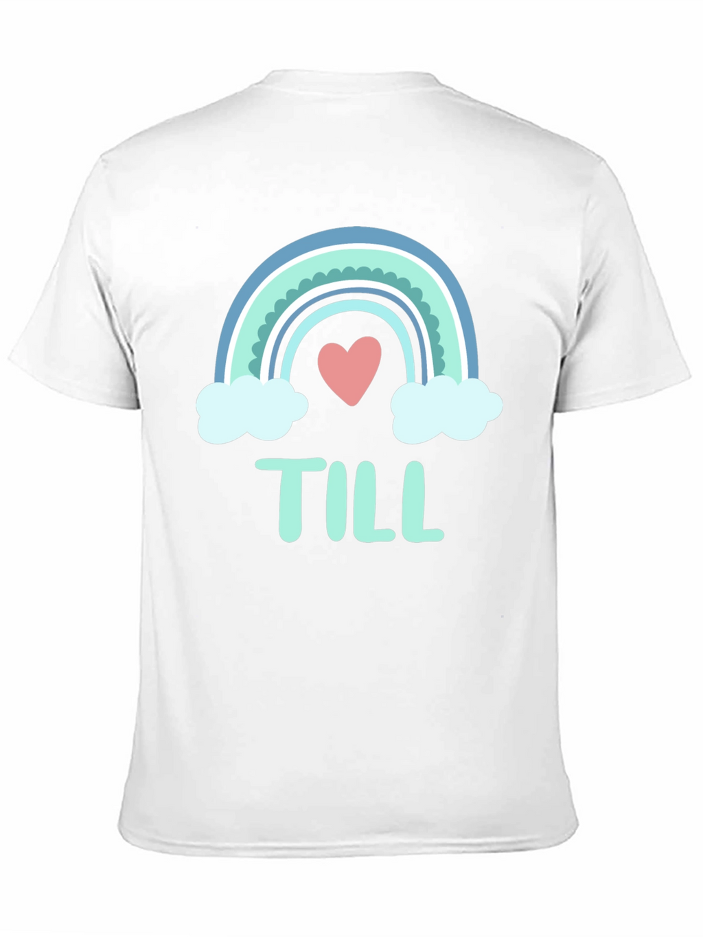 Cute Rainbow Heart T-Shirt - Till Design