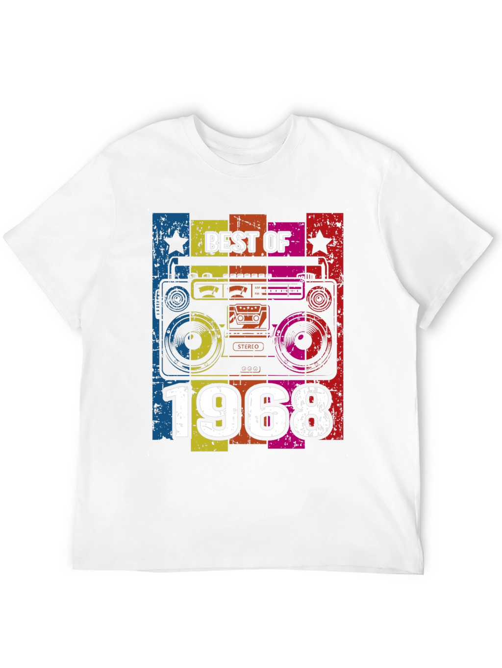 Retro Best of 1968 Boombox T-Shirt
