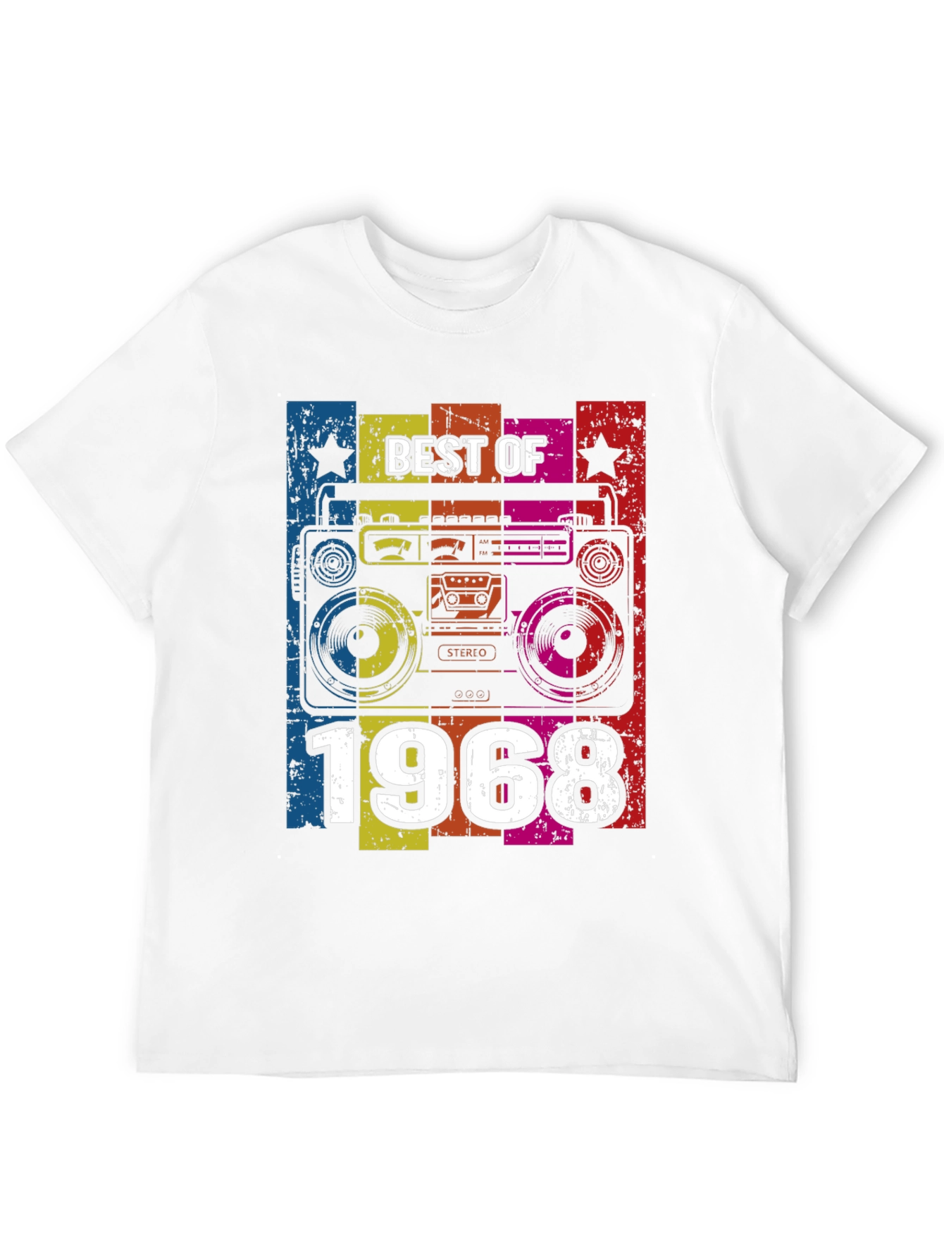 Retro Best of 1968 Boombox T-Shirt
