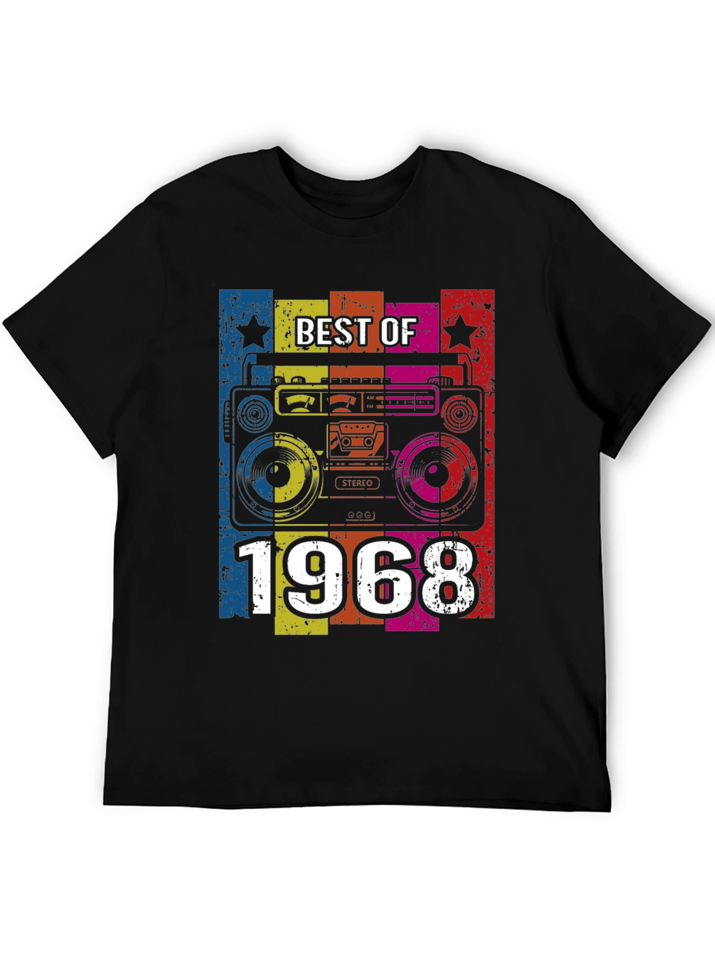 Retro Best of 1968 Boombox T-Shirt