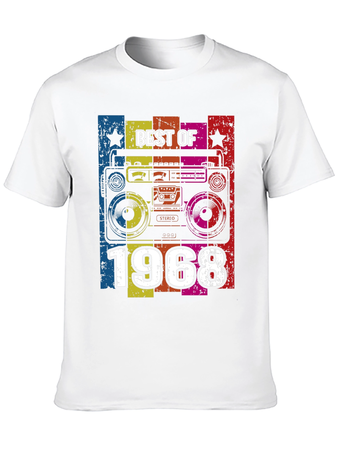 Retro Best of 1968 Boombox T-Shirt