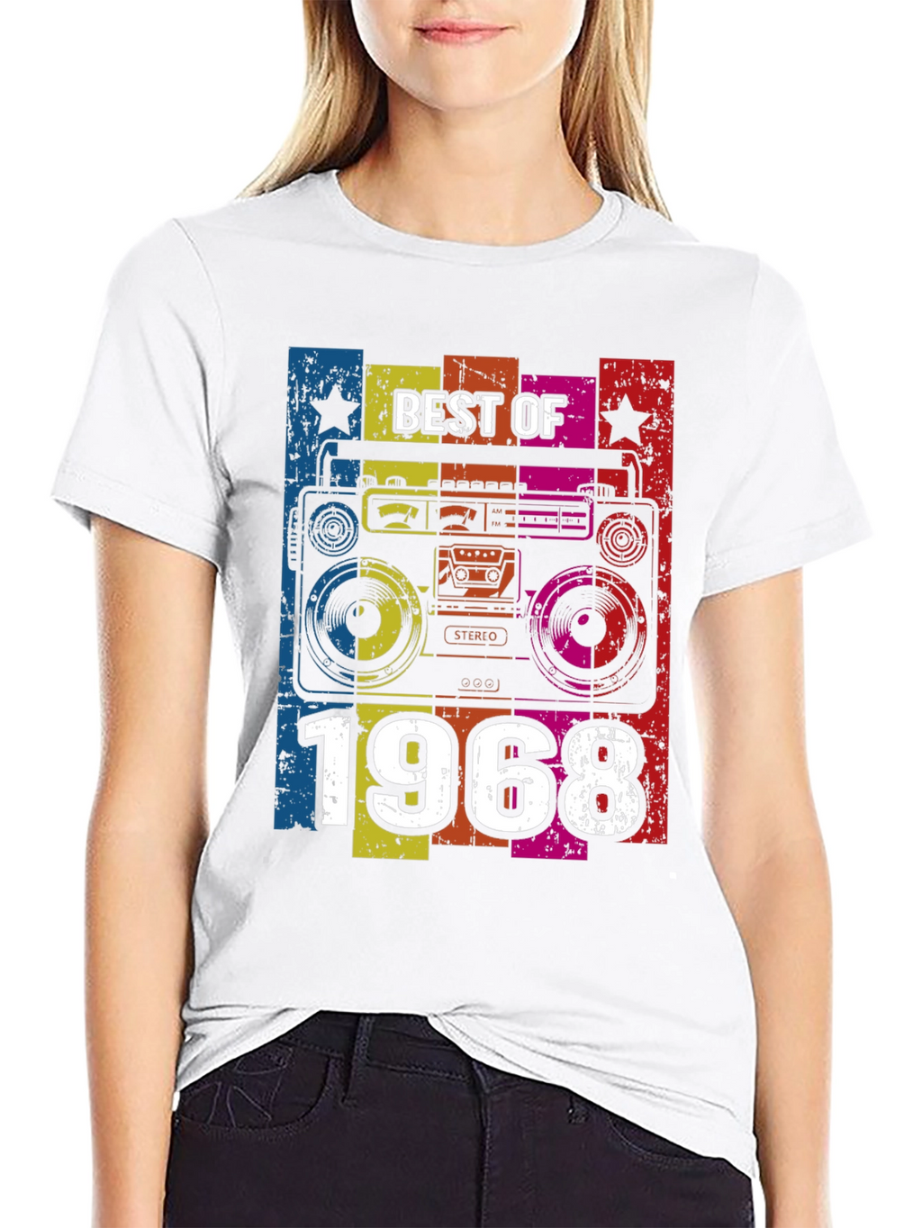Retro Best of 1968 Boombox T-Shirt
