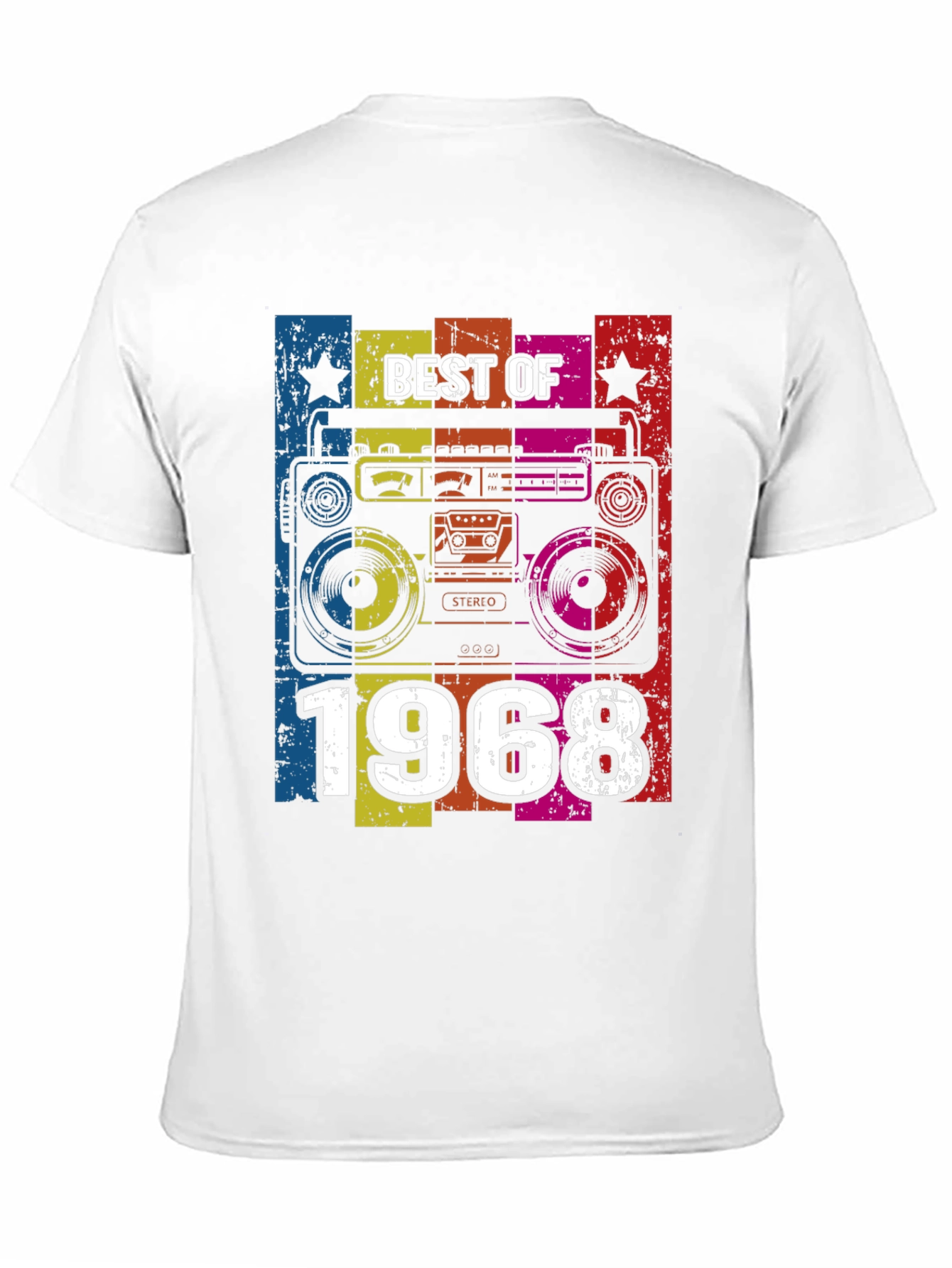 Retro Best of 1968 Boombox T-Shirt