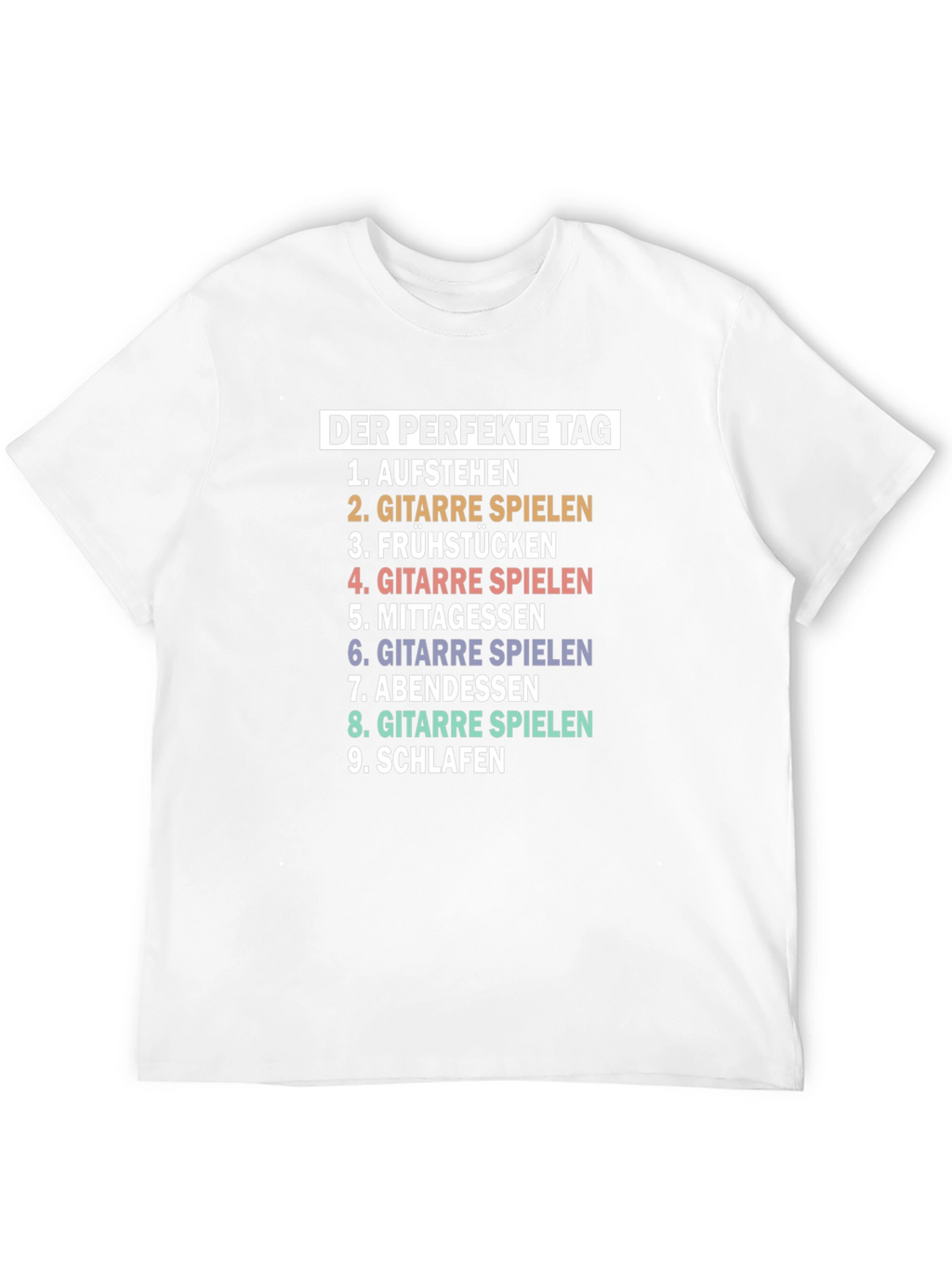 Perfect Day Guitar Player T-Shirt - Music Lover Tee