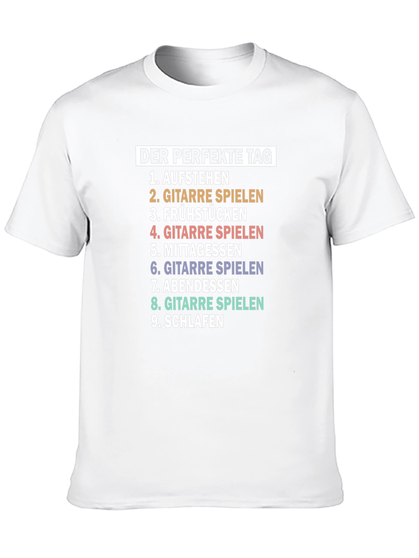 Perfect Day Guitar Player T-Shirt - Music Lover Tee
