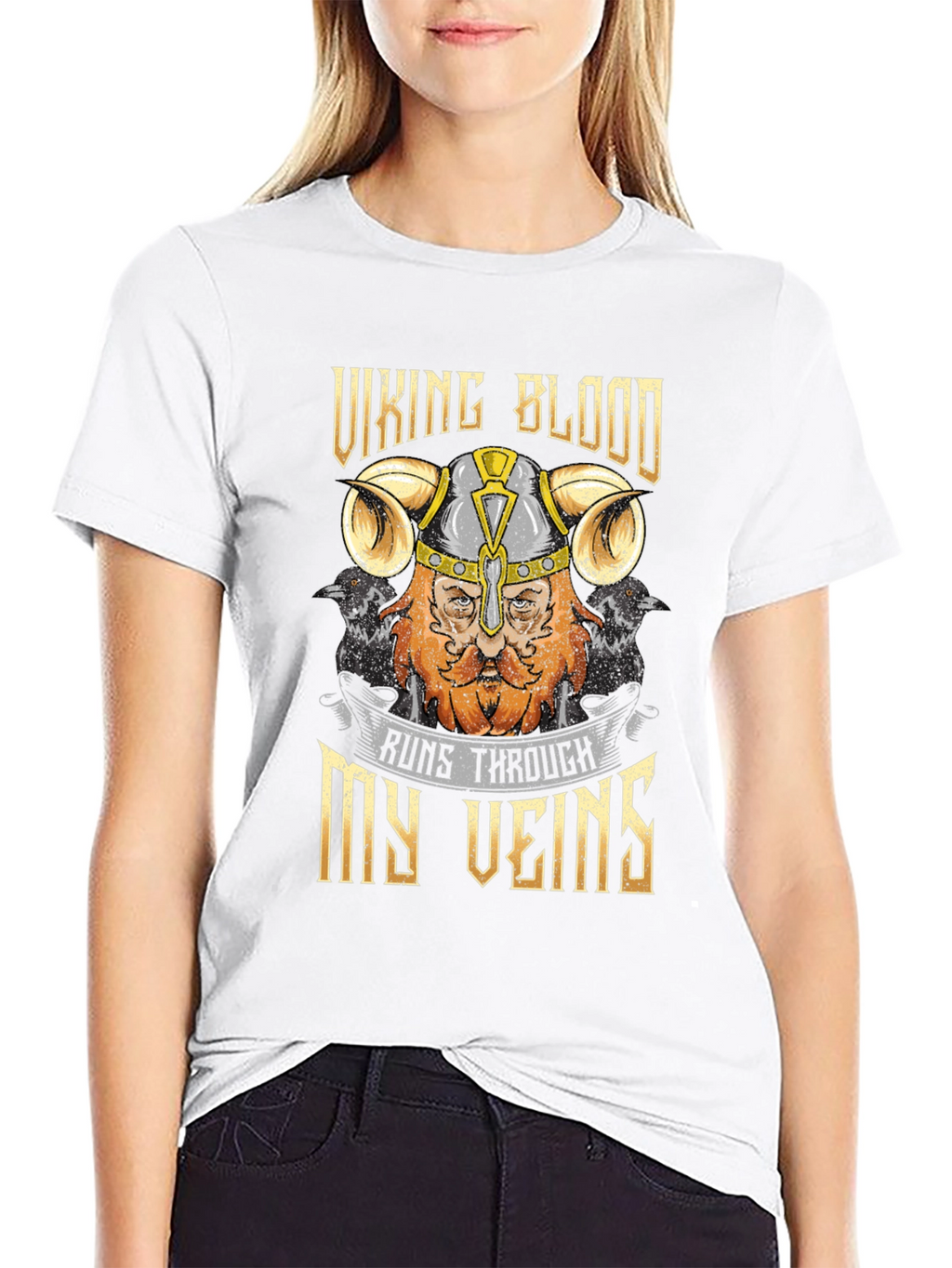 Viking Blood T-Shirt - Runs Through My Veins