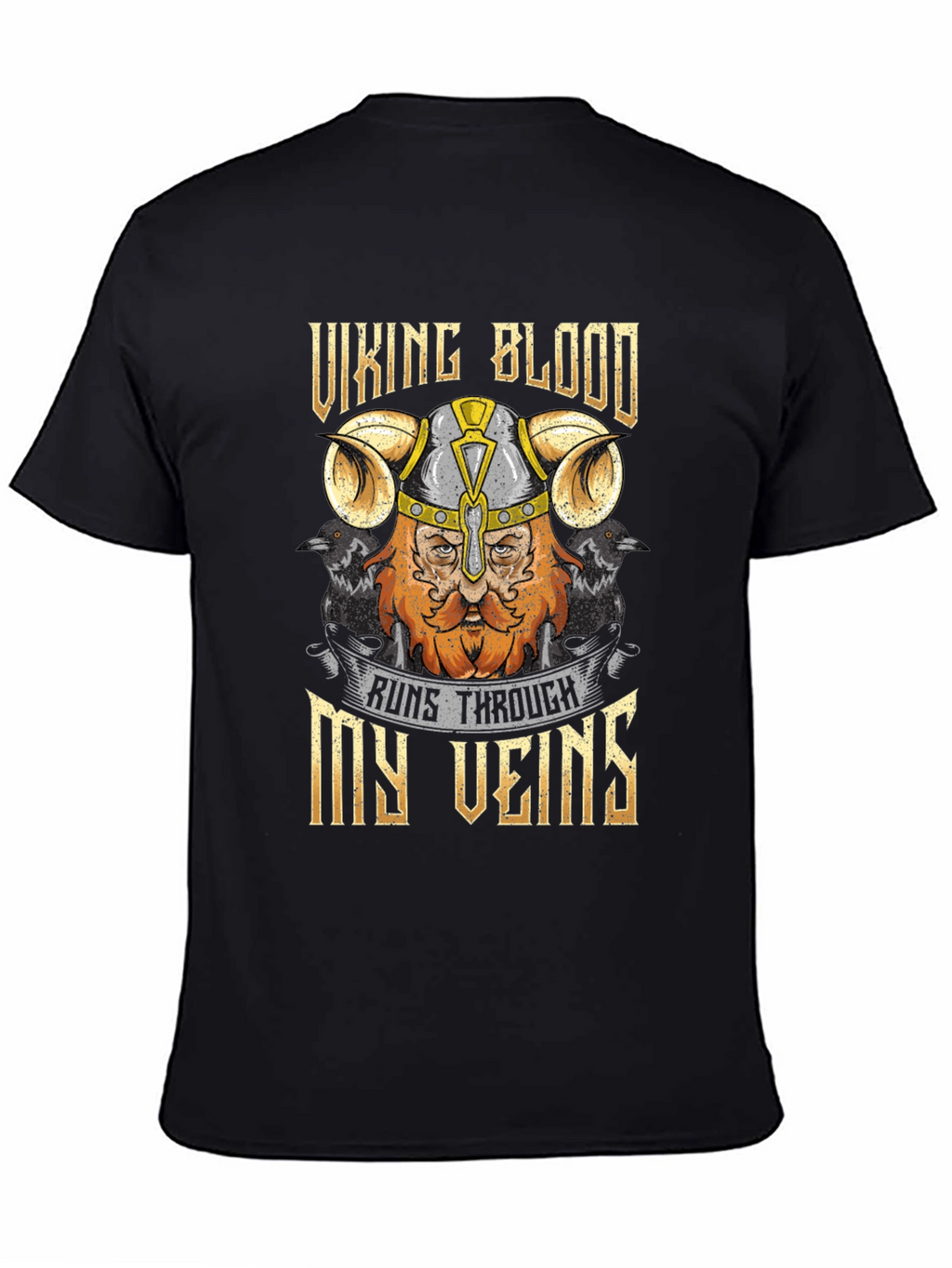 Viking Blood T-Shirt - Runs Through My Veins