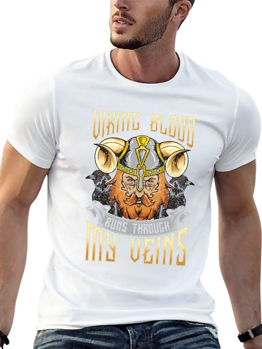 Viking Blood T-Shirt - Runs Through My Veins