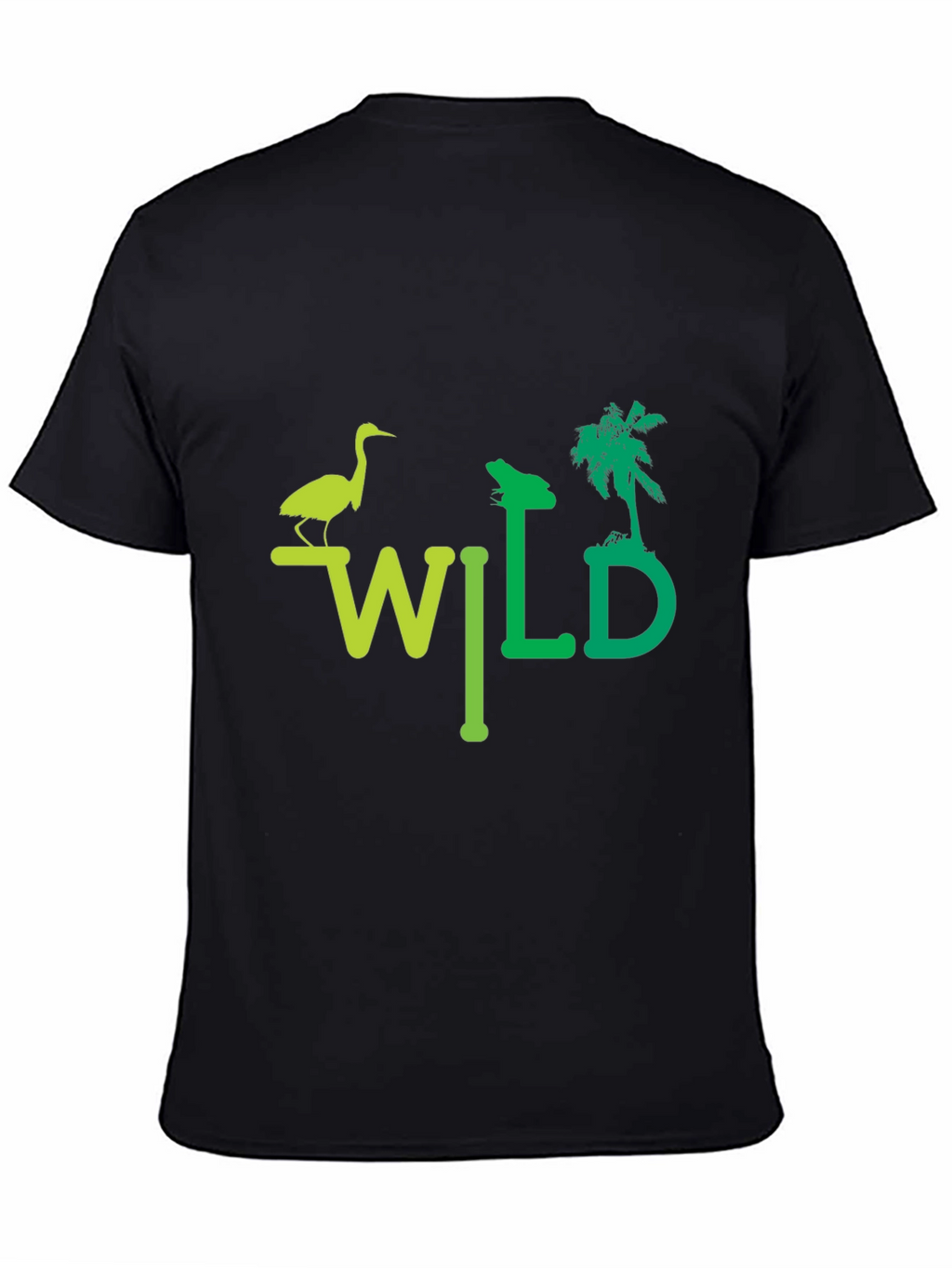 Wild Nature Graphic T-Shirt - Unisex Black Tee