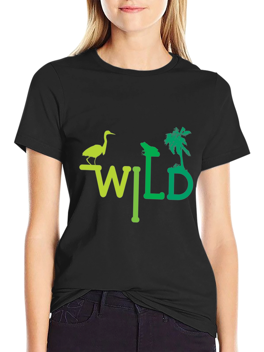 Wild Nature Graphic T-Shirt - Unisex Black Tee