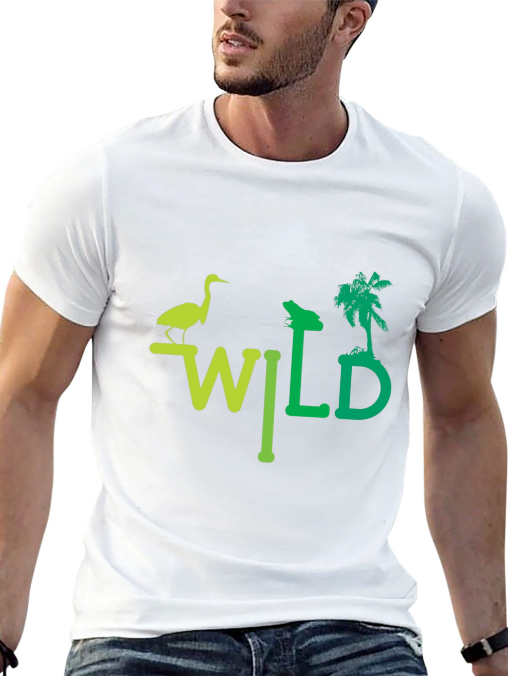 Wild Nature Graphic T-Shirt - Unisex Black Tee