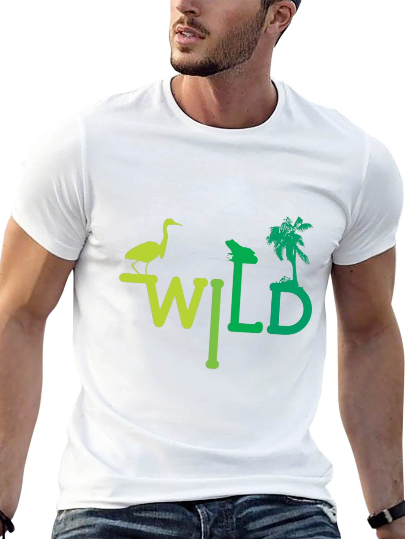Wild Nature Graphic T-Shirt - Unisex Black Tee