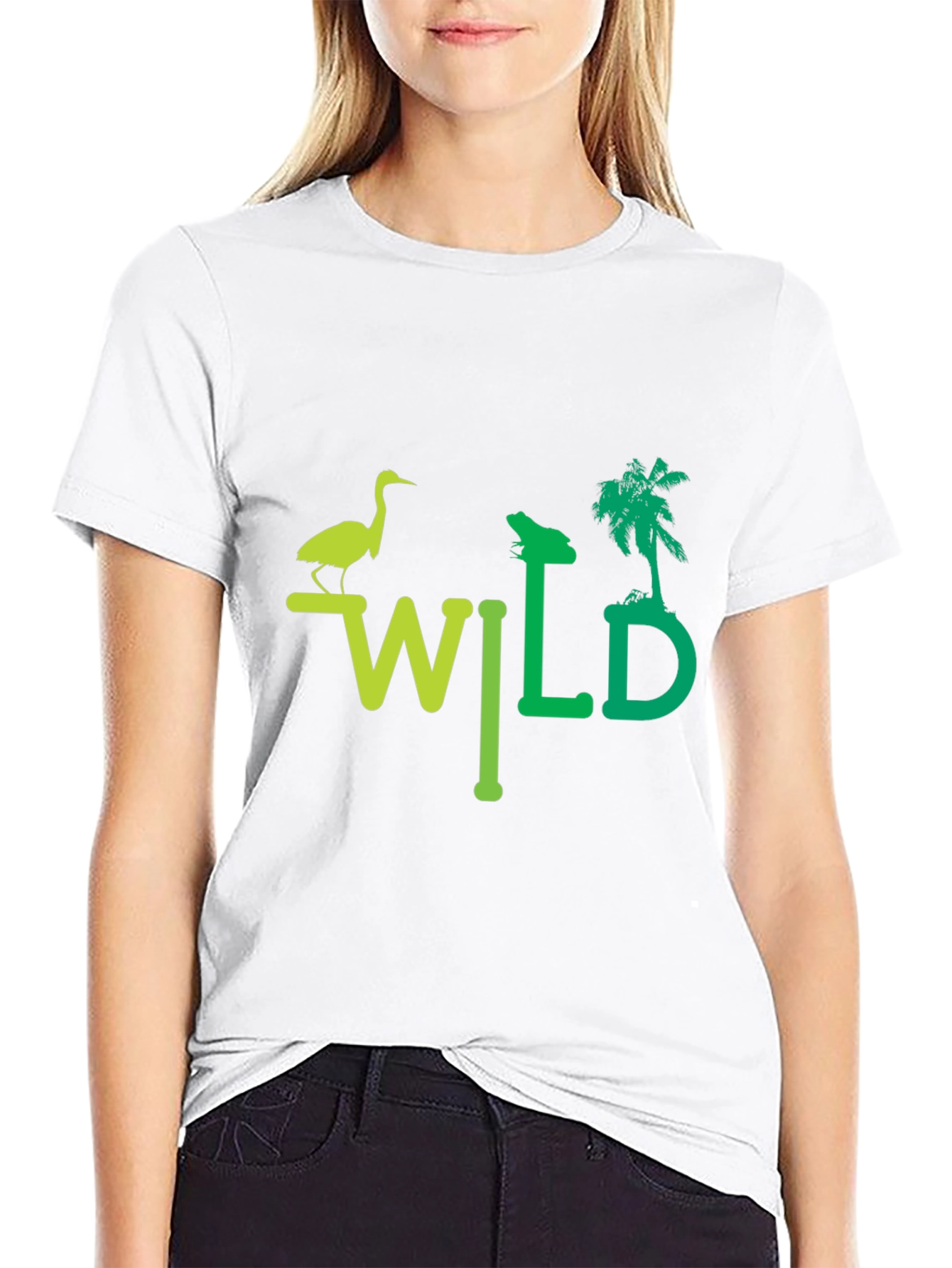 Wild Nature Graphic T-Shirt - Unisex Black Tee