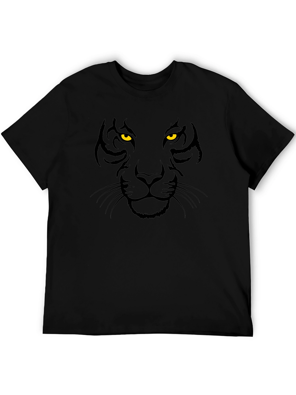 Black Panther Face Graphic Tee - Mens