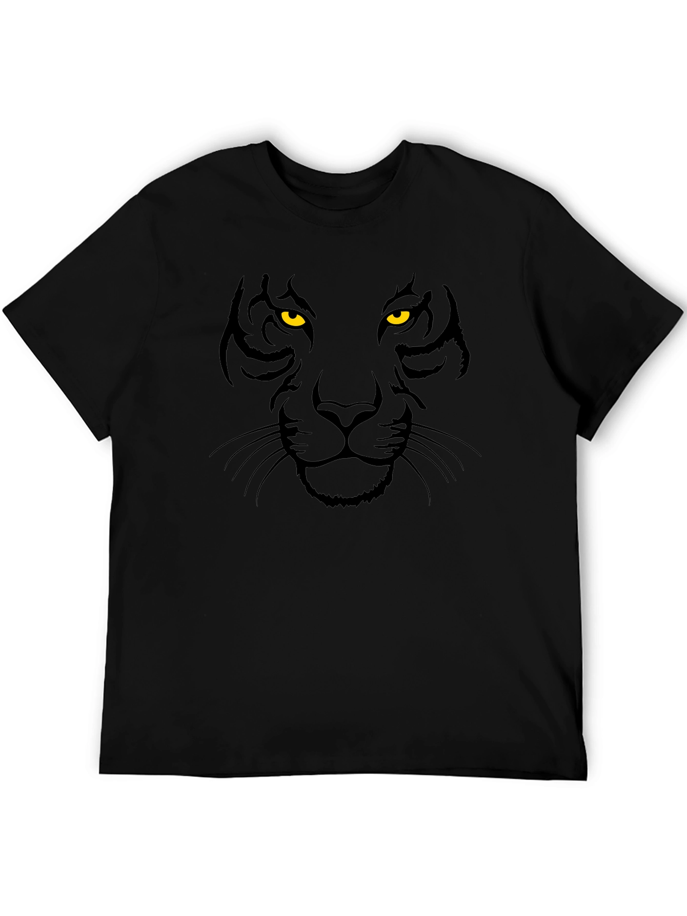 Black Panther Face Graphic Tee - Mens