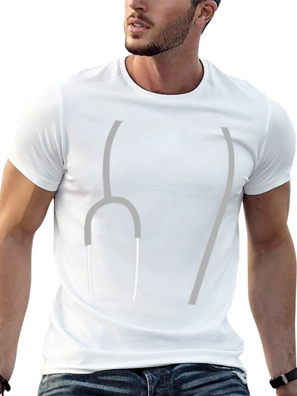 Stethoscope Graphic T-Shirt - Medical Gift