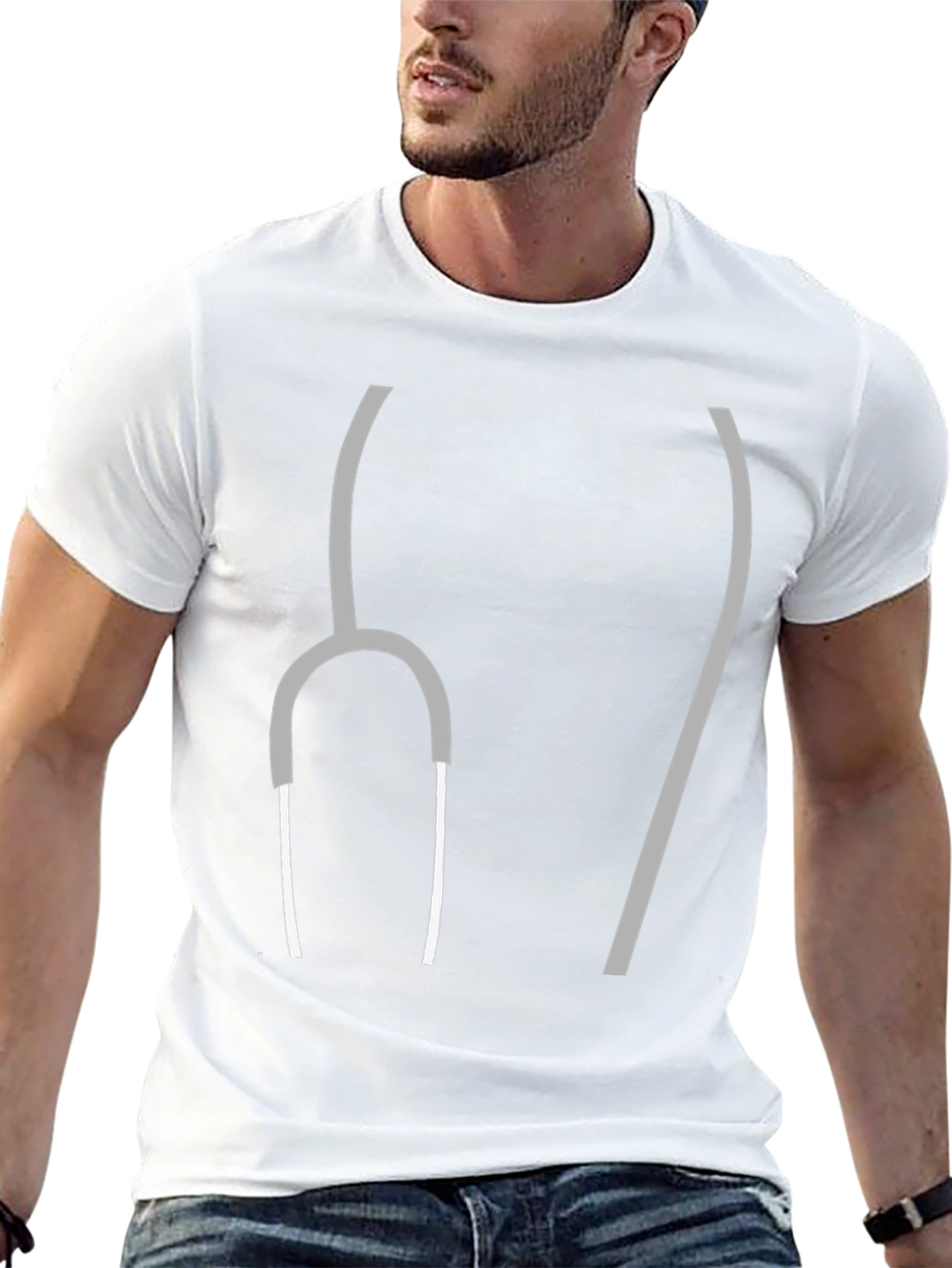 Stethoscope Graphic T-Shirt - Medical Gift