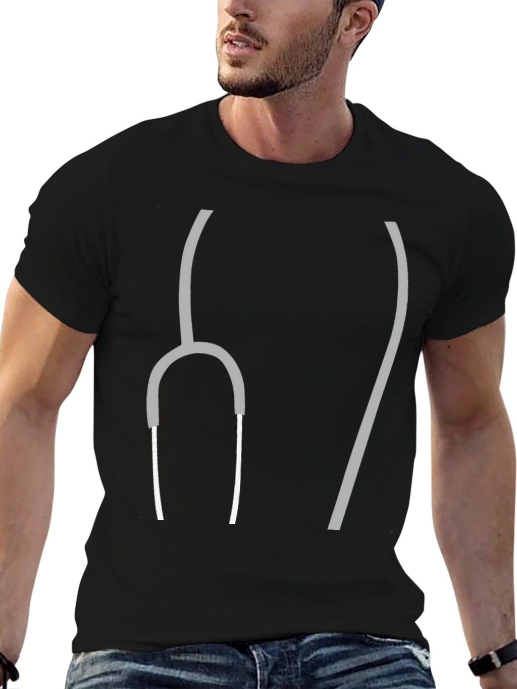 Stethoscope Graphic T-Shirt - Medical Gift