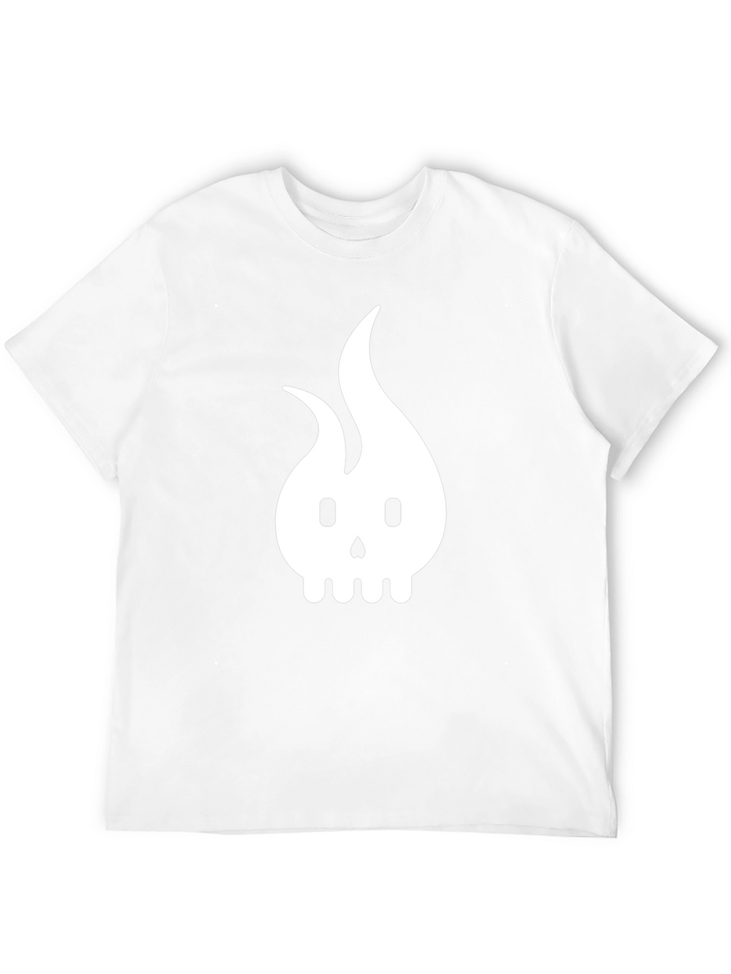 Flame Skull Graphic T-Shirt - Modern Dark Design
