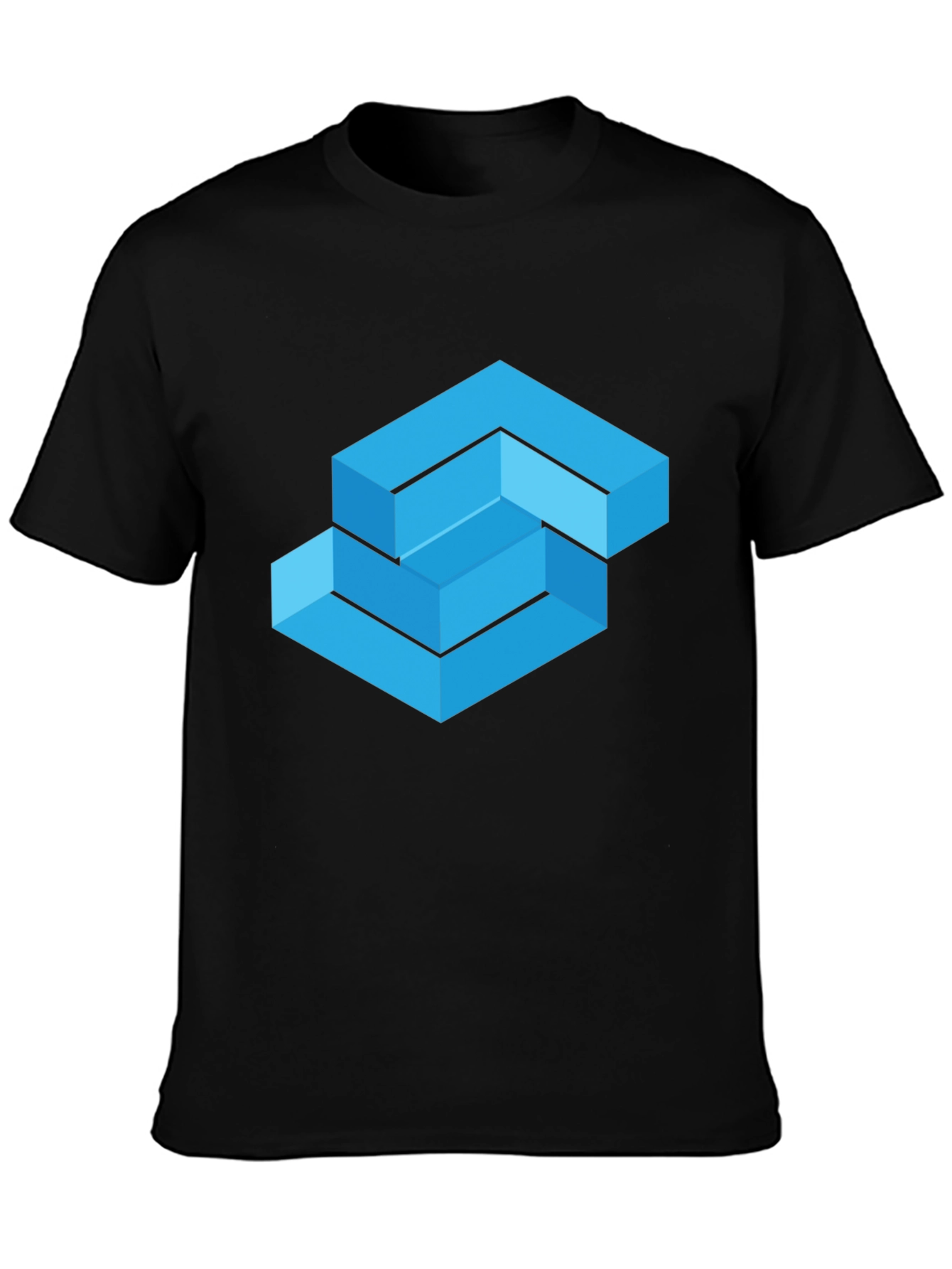 Geometric Illusion T-Shirt - Modern Art Tee