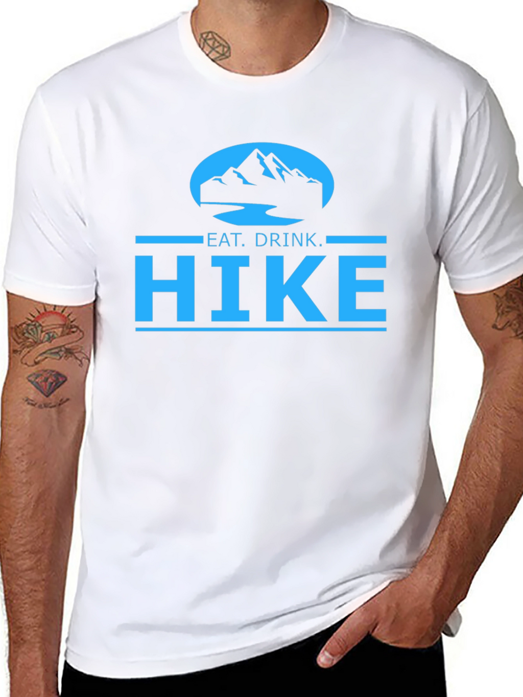 Eat Drink Hike T-Shirt - Outdoor Adventure Tee