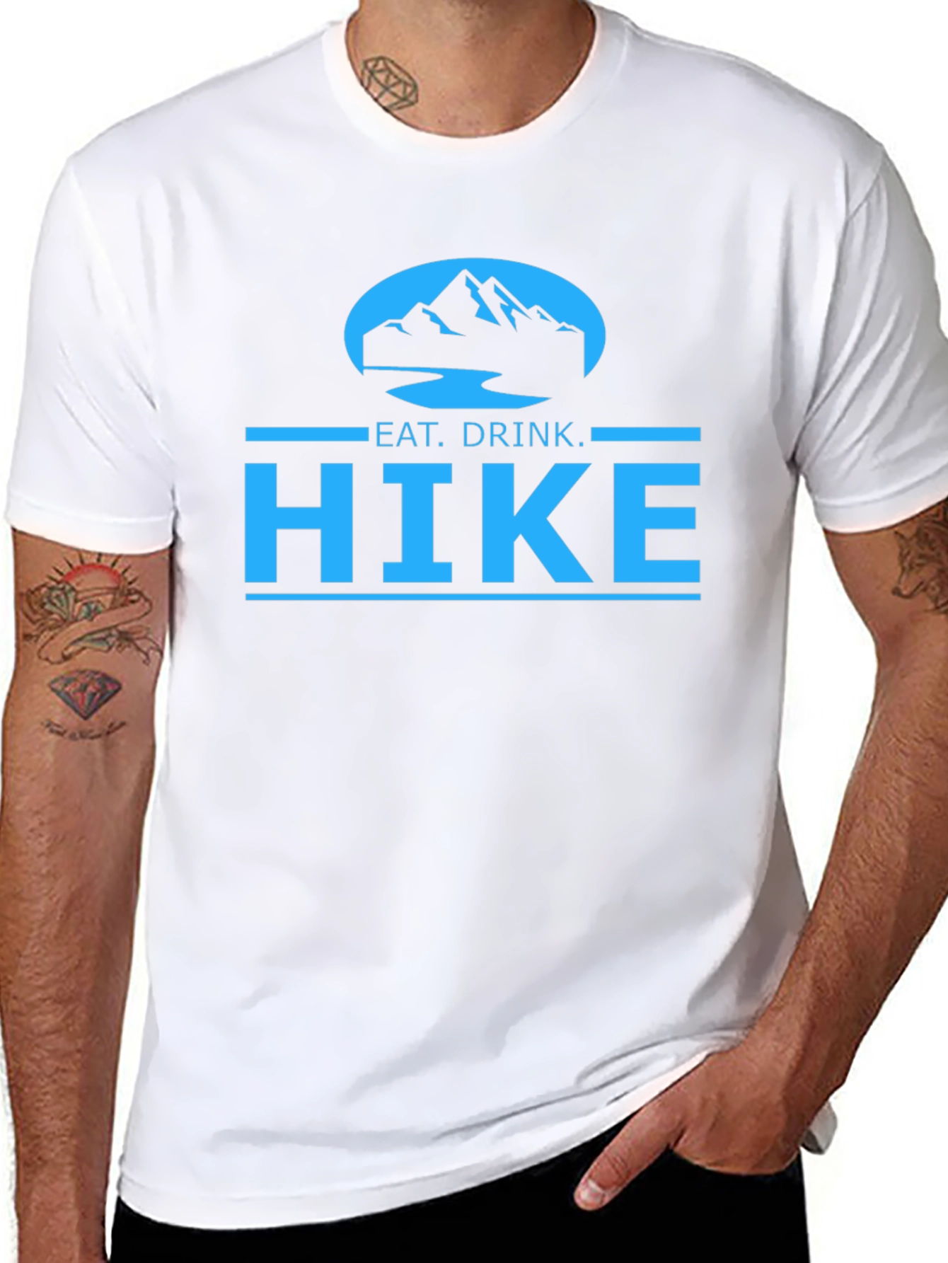 Eat Drink Hike T-Shirt - Outdoor Adventure Tee