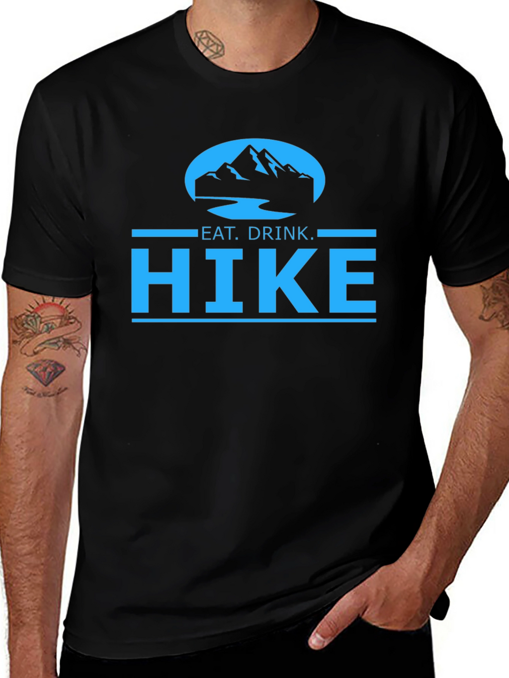 Eat Drink Hike T-Shirt - Outdoor Adventure Tee