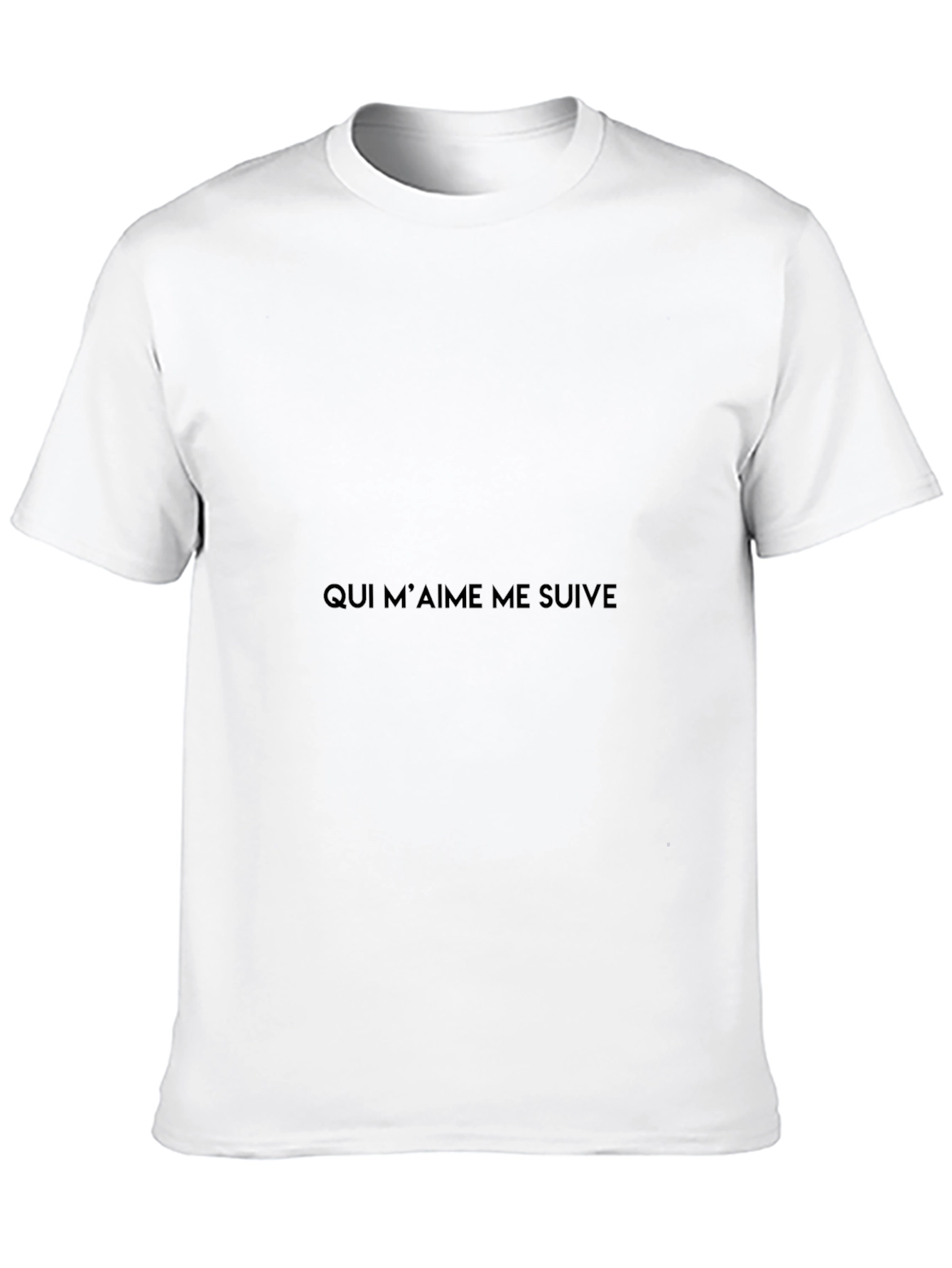 Qui Maime Me Suive Black T-Shirt