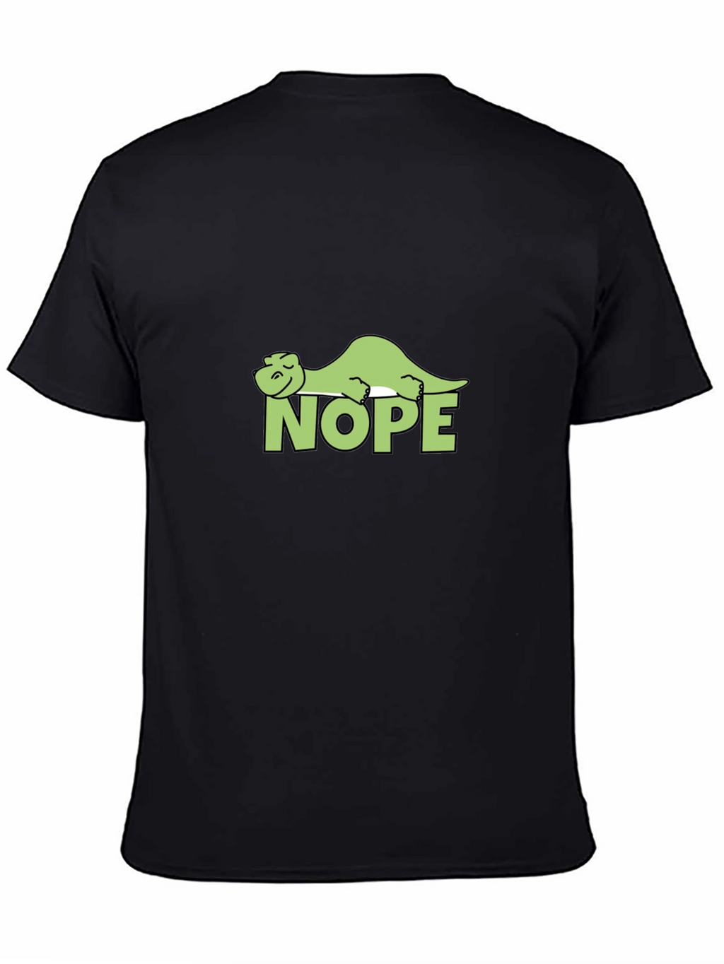 Nope Dinosaur Graphic Tee - Relaxed Lazy Dino T-Shirt