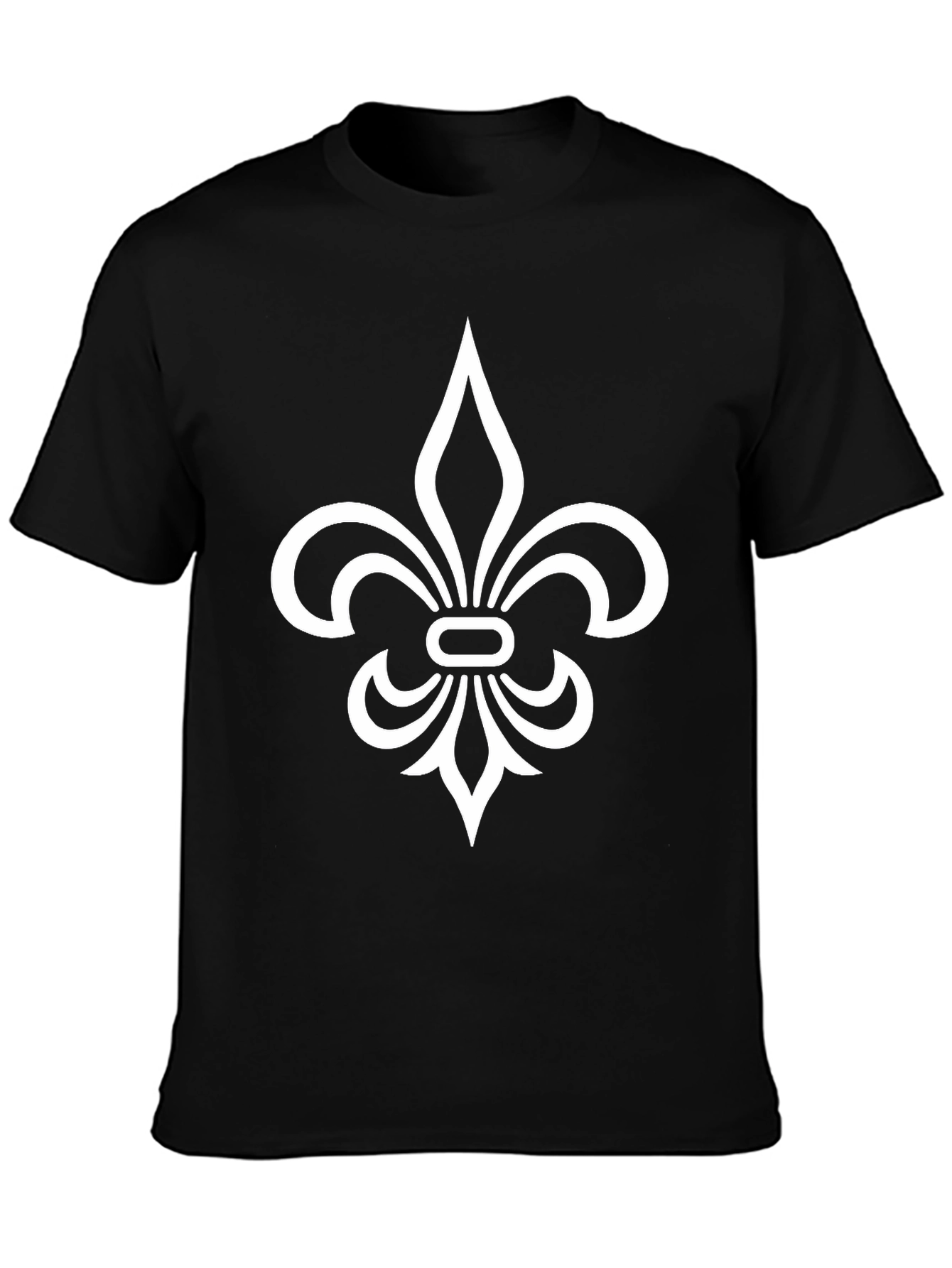 Fleur-de-Lis Graphic T-Shirt - Classic Design