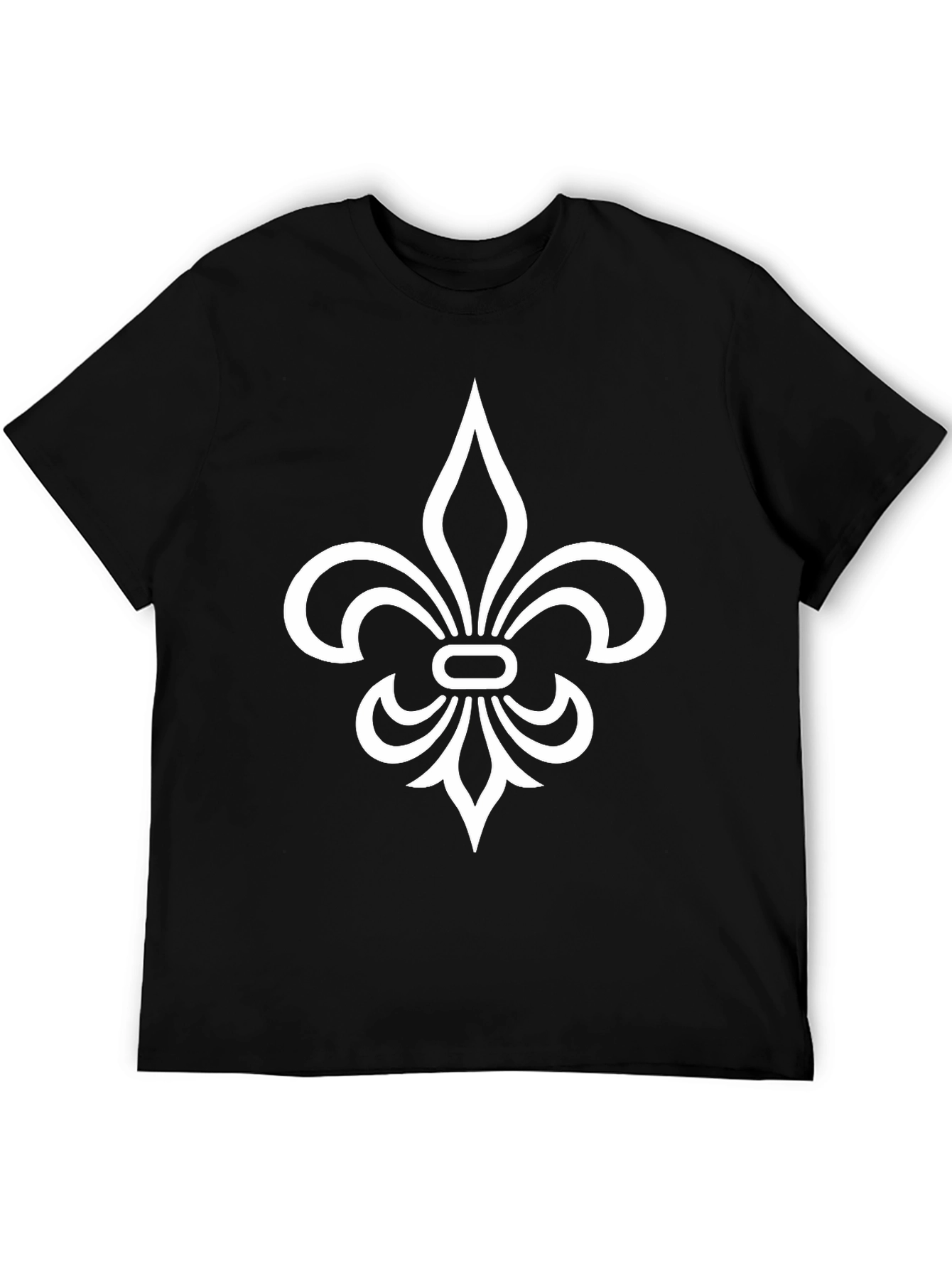 Fleur-de-Lis Graphic T-Shirt - Classic Design