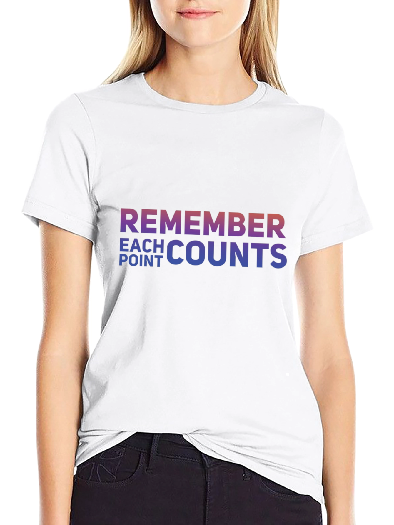 Remember Each Point Counts Graphic T-Shirt