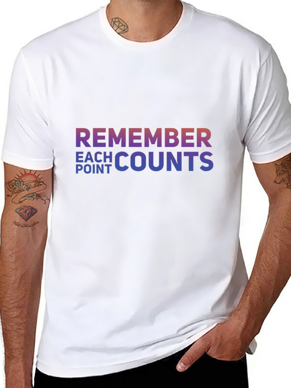 Remember Each Point Counts Graphic T-Shirt