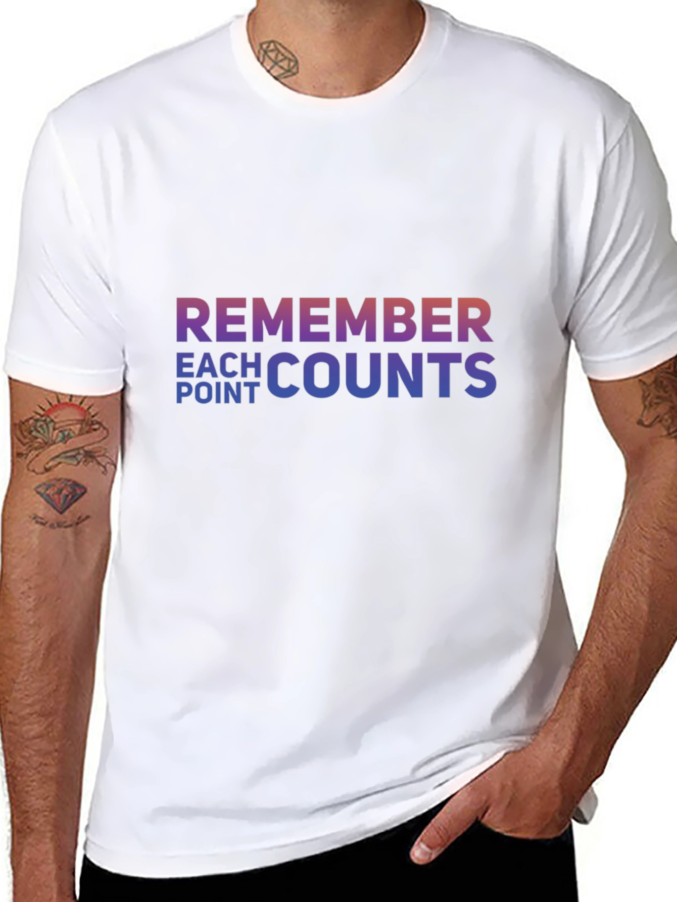 Remember Each Point Counts Graphic T-Shirt