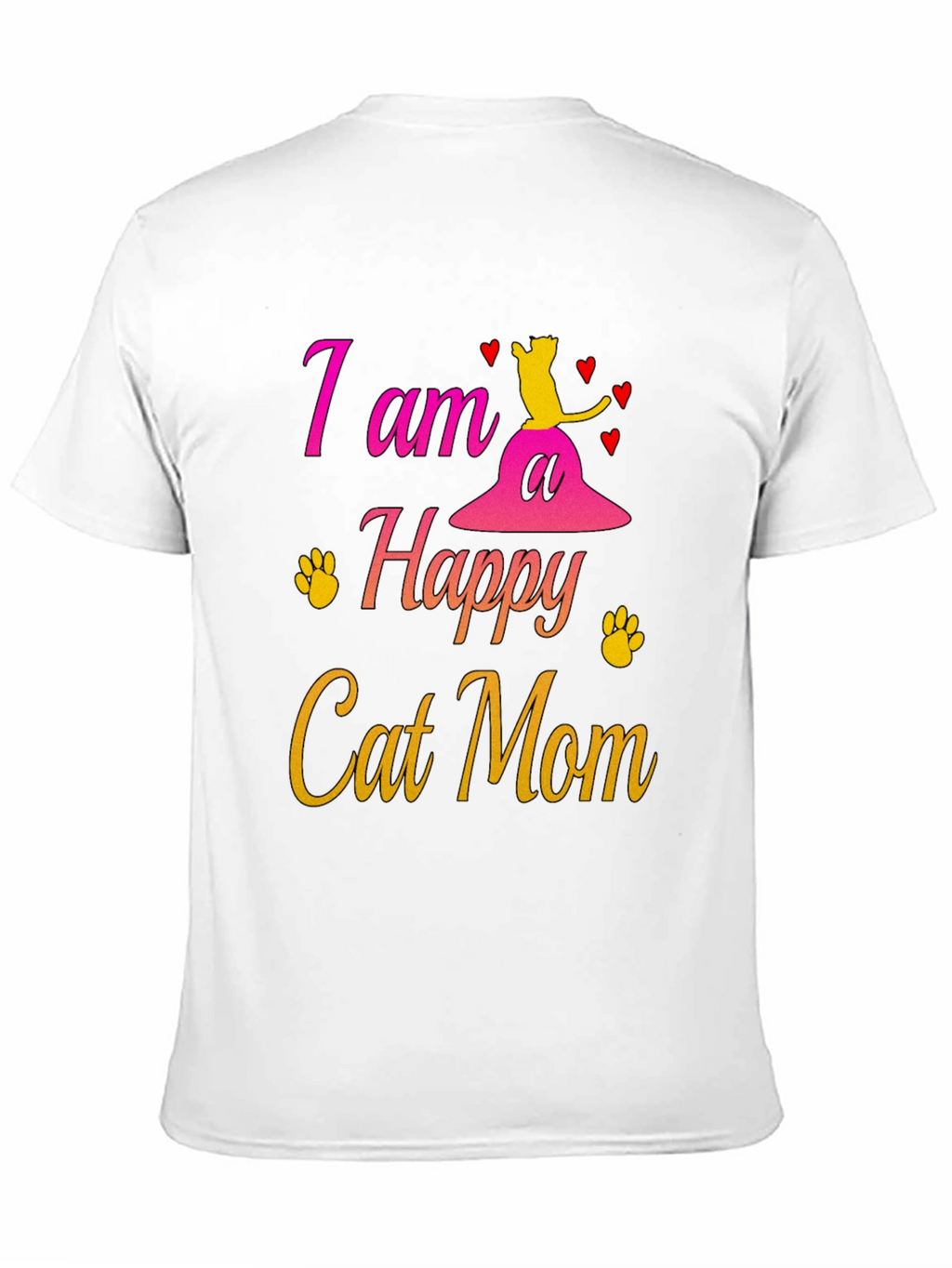 Happy Cat Mom T-Shirt