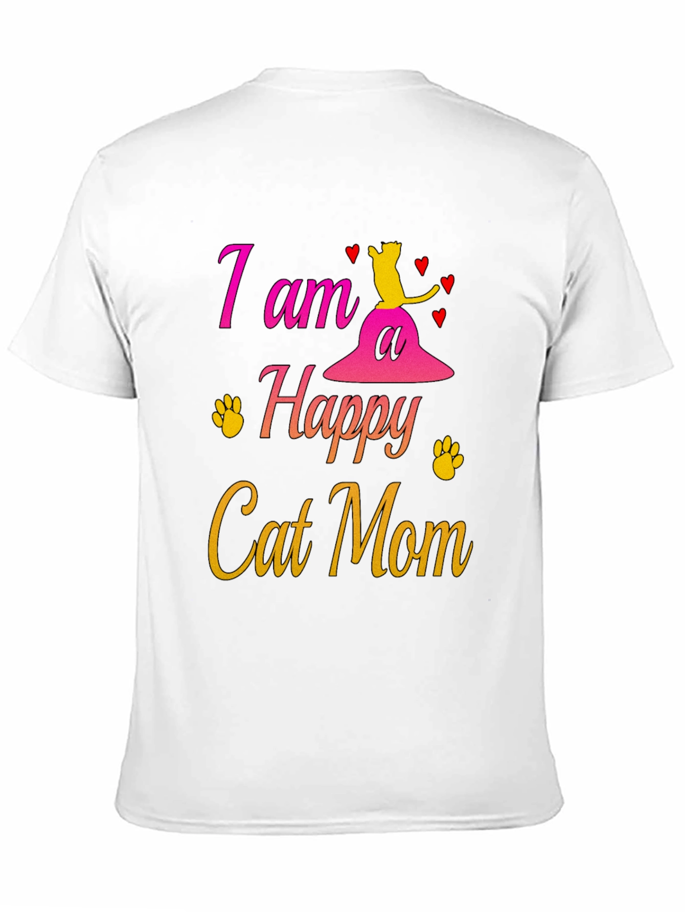 Happy Cat Mom T-Shirt