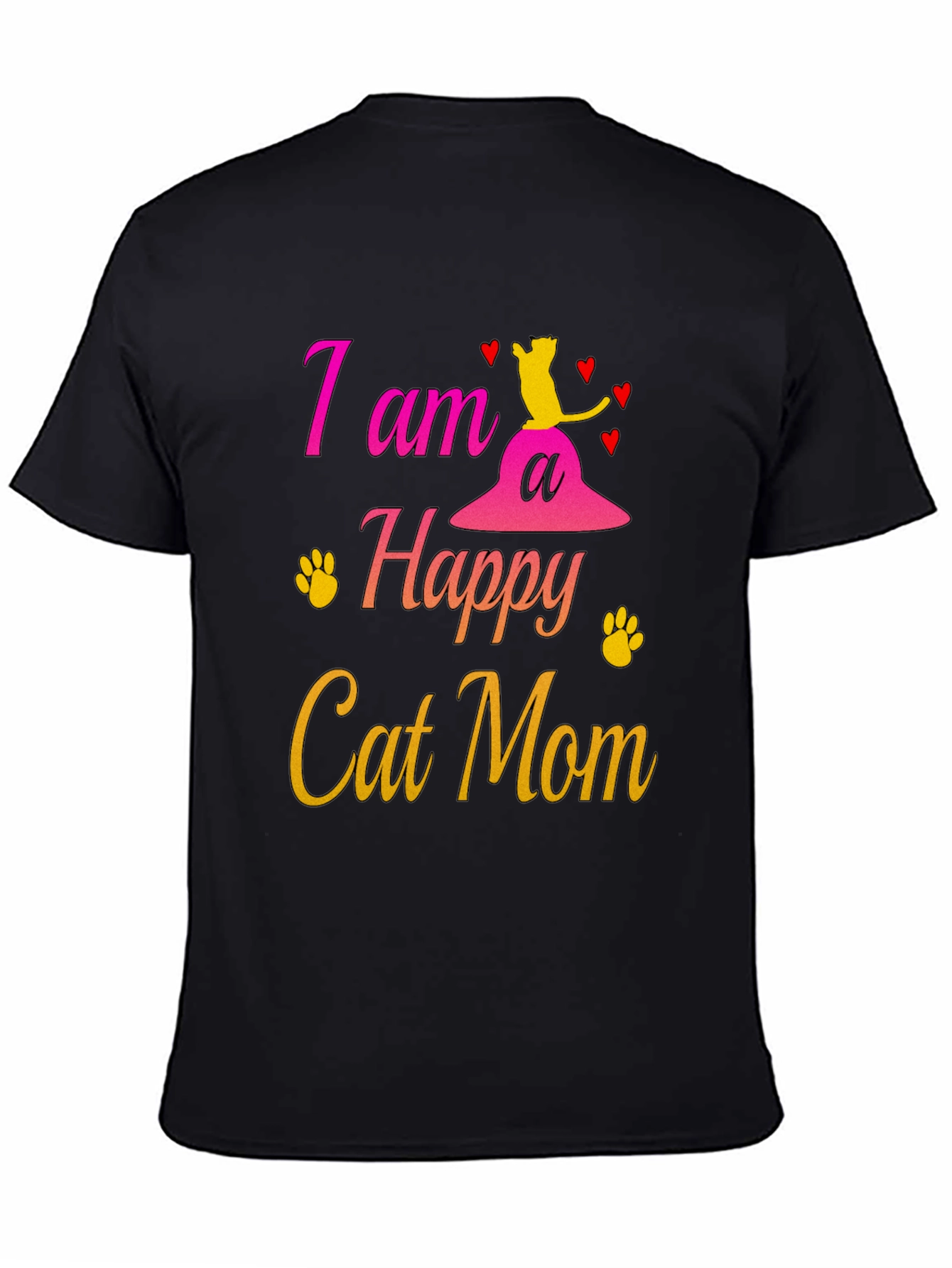 Happy Cat Mom T-Shirt